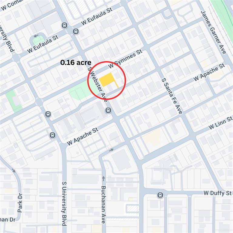 Rare opportunity to build on a cleared and level lot in the heart of Norman's City Center. Priced for redevelopment potential. Consult Form Based Code for rules and restrictions.