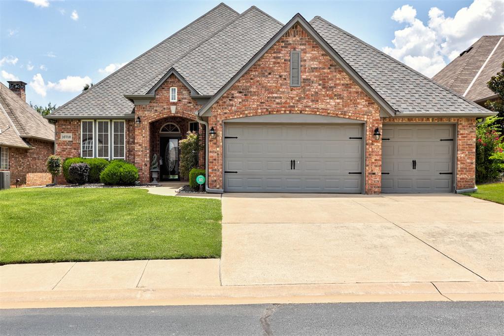 Welcome to this beautifully designed 3-bedroom, 2-bath home offering 2,634 square feet of comfortable living in a sought-after gated community within the highly acclaimed Edmond School District. Backing to a peaceful greenbelt, this property provides exceptional privacy and picturesque views, with walking trails and stocked fishing ponds just steps from your backyard.The thoughtfully designed floor plan includes a versatile flex room that can easily serve as a home office, study, media room, or third bedroom to fit your lifestyle. Spacious living areas offer plenty of room for relaxing or entertaining, while the home's layout blends functionality with everyday comfort.Enjoy the tranquility of nature without sacrificing convenience in this desirable neighborhood featuring scenic walking trails, fishing ponds, and gated access. This is a rare opportunity to own a home that combines space, flexibility, and an unbeatable location.