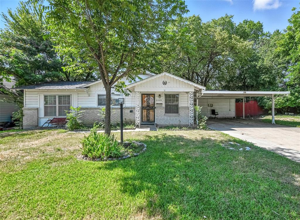 Bring your toolbox and your imagination! This home is ready for its glow-up and it’s just waiting for you to work your magic. Whether you’re flipping for PROFIT or crafting your FOREVER HOME, the possibilities here are endless. Inside, you’ll find a kitchen with STORAGE for days, SPACIOUS BEDROOMS, TWO FULL BATHS and a versatile FLEX ROOM that can transform into your dream OFFICE, GUYM or GAME ROOM. The HUGE YARD is practically begging for weekend BBQs, garden beds or a fire pit under the stars. You’ll appreciate the STORAGE BUILDING for all your gear and the ATTACHED CARPORT means no more grocery-hauling in the rain! And let’s talk LOCATION! You’ll have easy access to all the FORT WORTH fun. Vibrant DINING, SHOPPING, ENTERTAINMENT and CULTURAL HOT SPOTS are just minutes away. All it needs is some TLC and a dash of vision. Who’s ready to roll up their sleeves? SEE IT TODAY!