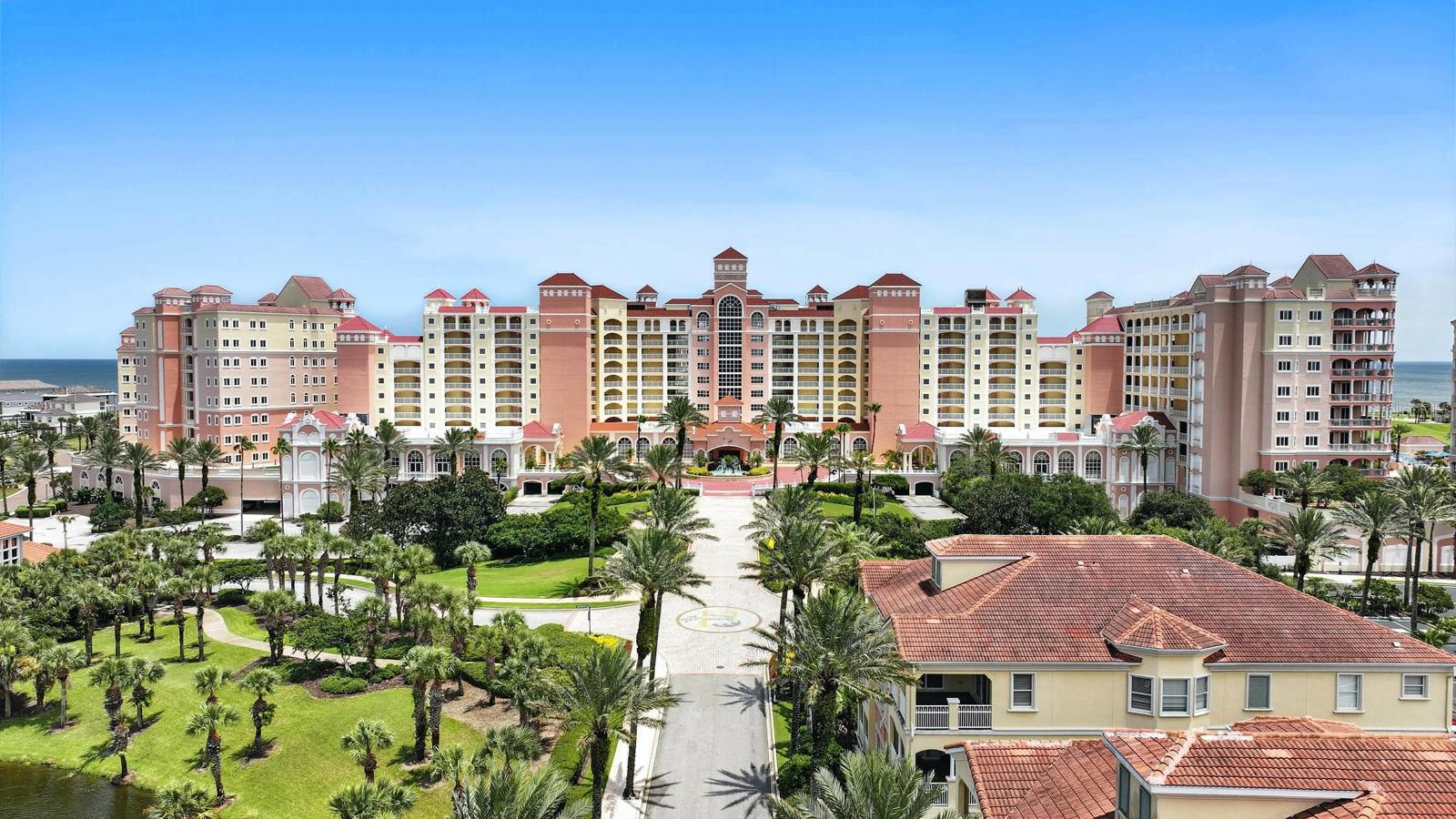 RENOVATED COASTAL LUXURY WITH OCEAN VIEWS AT HAMMOCK BEACH GOLF RESORT & SPA! Experience the ultimate in coastal elegance and resort-style living with this beautifully renovated one-bedroom condominium at the Hammock Beach Golf Resort & Spa in Palm Coast, Florida. Perfectly positioned on the fourth floor, this stunning residence offers captivating ocean views, stylish finishes, and an inviting atmosphere designed for relaxation and effortless Florida living. Fully renovated and beautifully appointed, this exceptional condominium offers the perfect blend of coastal charm and modern comfort. Whether enjoying your morning coffee with refreshing ocean breezes, unwinding after a day at the beach, or escaping for a relaxing weekend getaway, every visit feels like a vacation. For those seeking an exceptional resort lifestyle, optional golf or social memberships to The Club at Hammock Beach Golf Resort & Spa provide access to an impressive selection of amenities, including spa access, restaurants and recreational opportunities, subject to membership privileges. Golf enthusiasts will appreciate the opportunity to enjoy world-class championship golf, while social members can experience a vibrant resort atmosphere. Short-term rentals are permitted, offering outstanding flexibility for personal enjoyment and potential rental income. The convenience of on-site rental management makes this residence particularly appealing to buyers seeking a vacation retreat with rental opportunities. Whether you're searching for a luxurious coastal getaway, a second home, or an investment opportunity, this beautifully renovated ocean-view condominium delivers the perfect combination of location, lifestyle, and versatility. YOUR HAMMOCK BEACH LIFESTYLE AWAITS! Membership required to enjoy the amenities.