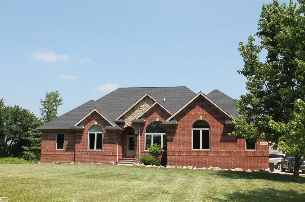 Nature At Is Best that Surrounds this Sprawling Ranch Home on Treed Property with Trails Going Back to the Belle River...Pole Barn ( 40 x 40) with Separate Electrical Service Box & Cement Floor. &..Overhead Rear Door... &  Covered Lean to (24 x 11) attached to Pole Barn.Open Floor Plan from Kitchen to Great Room...with Indirect Lighting..Newer Kitchen Appliances... Updated Main Bath & Master Bedroom Bath...Newer Water Softner.... Newer Geo Thermal ( 2023)...Roof (2022)...Battery Back Up to Sump... Septic Tank Cleaned 2025...All Brick Home with Custom Brick Accents... Impressive Front Elevation of the Home...Enjoy Peaceful Country Living!