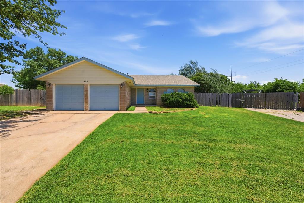 Welcome to this charming home located in the highly sought-after Moore School District! Nestled on a cozy cul-de-sac, this property boasts tons of potential. Its central location provides easy access to the interstate, shopping, dining, and all the amenities you need. Step inside to discover an inviting living space featuring an practical and spacious floor plan. The galley kitchen is convenient ready for those home cooked meals with painted cabinets, and sufficient counter space. Oh! and there is a brand new stove!! This home offers 3 roomy bedrooms, providing ample space for relaxation and privacy. Storage is plentiful throughout the house, ensuring everything has its place. Outside, you'll find a huge fenced yard, perfect for entertaining, gardening, or simply enjoying the outdoors. Move-in ready, and ready for your personal touches, this home is the perfect blend of comfort and convenience.