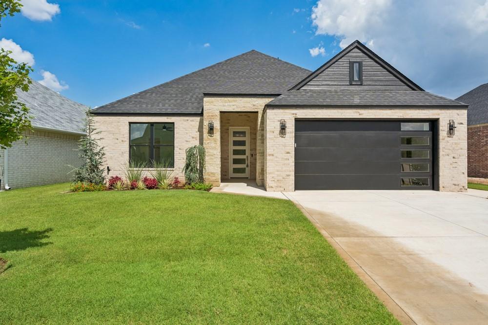 Experience refined luxury and effortless living in this exceptional new construction home offering 3 bedrooms, 2.5 baths, and 2,699 square feet of thoughtfully designed living space in one of Edmond’s most sought-after gated communities.Designed with both elegance and everyday comfort in mind, this home showcases quality craftsmanship, timeless finishes, and an open-concept floor plan that lives beautifully. The gourmet kitchen is the heart of the home, featuring quartz countertops, abundant custom cabinetry, an oversized center island, and seamless flow into the dining and living areas—perfect for entertaining or quiet evenings at home.The private primary suite is a true retreat, complete with a spa-inspired bath, dual vanities with quartz countertops, and a spacious closet. Two additional bedrooms and a beautifully appointed guest bath provide comfort and flexibility for family or guests, while the well-designed layout offers the perfect balance of openness and privacy.One of this home’s most captivating features is the stunning backyard overlooking a picturesque pond. Whether you’re enjoying your morning coffee on the covered patio or relaxing at sunset, the peaceful water views create a tranquil setting you’ll never tire of.Offering a true lock-and-leave lifestyle, the HOA includes gated entry, front and backyard mowing, common area maintenance, a beautiful clubhouse, and a community pool—making everyday living as carefree as it is luxurious.Ideally located just minutes from Downtown Edmond, you’ll enjoy convenient access to charming restaurants, coffee shops, boutique shopping, parks, the YMCA, and everyday conveniences.Combining sophisticated design, exceptional craftsmanship, breathtaking pond views, and a premier location, this remarkable home delivers the luxury lifestyle you’ve been searching for.