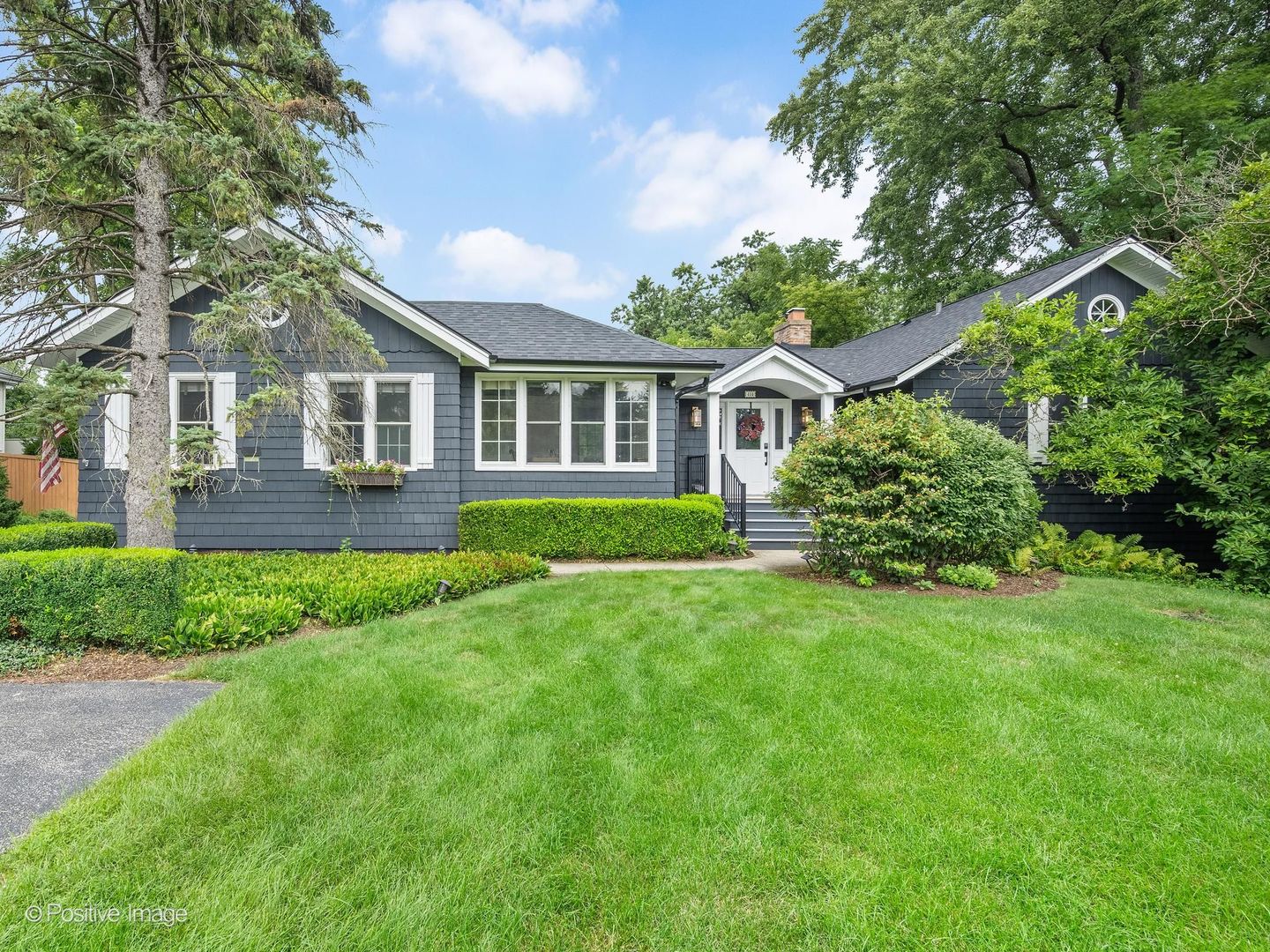 Coveted ranch on an extraordinary 100 x 300 lot in one of Clarendon Hills' most desirable locations. Beautifully updated throughout, this exceptional home offers four spacious bedrooms, each one thoughtfully paired with its own updated full bath. The heart of the home is the spectacular open family room and dining room, where large windows, rich trim, custom shelving, and a crackling wood-burning fireplace create a warm, inviting space for everyday living and entertaining. The spacious kitchen features a vaulted ceiling and connects to a screened porch that serves as the perfect three-season TV room overlooking the pool. A cheerful, window-lined first-floor office provides an inspiring space to work from home. The backyard is a private retreat featuring a pool, brand new deck, lush landscaping, fire pit, mature trees, and room to play, entertain, or simply enjoy the beauty of this extraordinary property. The finished basement offers exceptional flexibility with a wet bar, large recreation room, playroom and laundry. A second private office above the three-car garage creates the ideal space for a home business or studio. Located directly across from Clarendon Hills Middle School and within walking distance to downtown Clarendon Hills, this is an opportunity to own one of Clarendon Hills' most special properties. Metra, parks, Prospect Elementary, Award-winning schools.