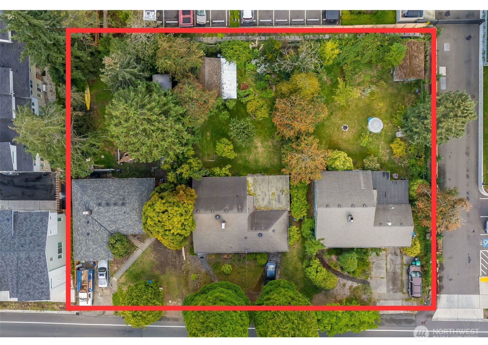 VALUE IN LAND! Fantastic opportunity for BUILDERS, DEVELOPERS, & INVESTORS!  Three (3) lot assemblage fronting NE 180th Street & Zoned MUR-35.   Less than 1 mi from 185th Street Light Rail Station.   Sold as a package (Addl Tax IDs: 616390-0414 & 616390-0415). Approx span of 180' X 128' (Aggregate SF +/-23,000). This unique opportunity estimates a yield of approximately +/- 16 townhomes. The value lies in the land & location. Close to North City Business District on 15th Ave NE & close to major freeways, light rail station, schools, churches & vibrant amenities. This thriving community is leading the transformation to an urban metropolis. Existing homes are "lease-ready" condition. Buyer to verify all information.