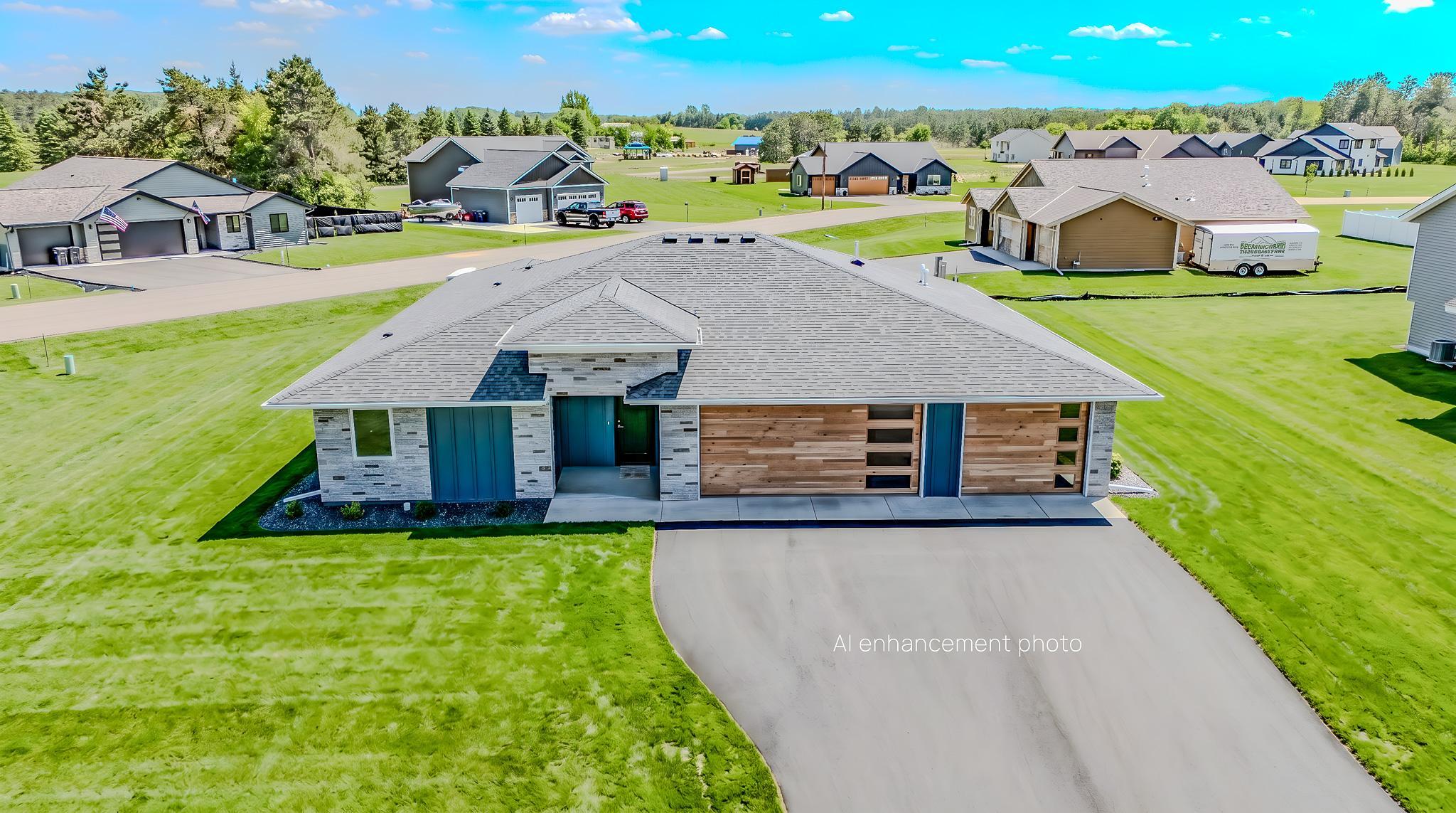 MOVE RIGHT INTO THIS BRAND NEW PATIO HOME!! A mix of traditional comfort and modern charm, this light and airy patio home has great windows facing South in the living and dining room which has an open concept into the spacious kitchen with extra storage plus a walk in pantry & Quartz countertops!  Covered entry way plus covered back patio for relaxing and grilling also adds to the curb appeal!  Inside 3 generous sized bedrooms, a full guest bathroom. large laundry room & finished garage!  The private primary bedroom has a lovely ensuite bathroom with large walk-in custom shower and huge walk in closet!  Located on a corner lot - lawn will be seeded, enjoy low maintenance, 1 level living without skipping the comforts & high-end look today!  Forced Air/Central AC plus in-floor heat, Anderson windows and many high end finishes!