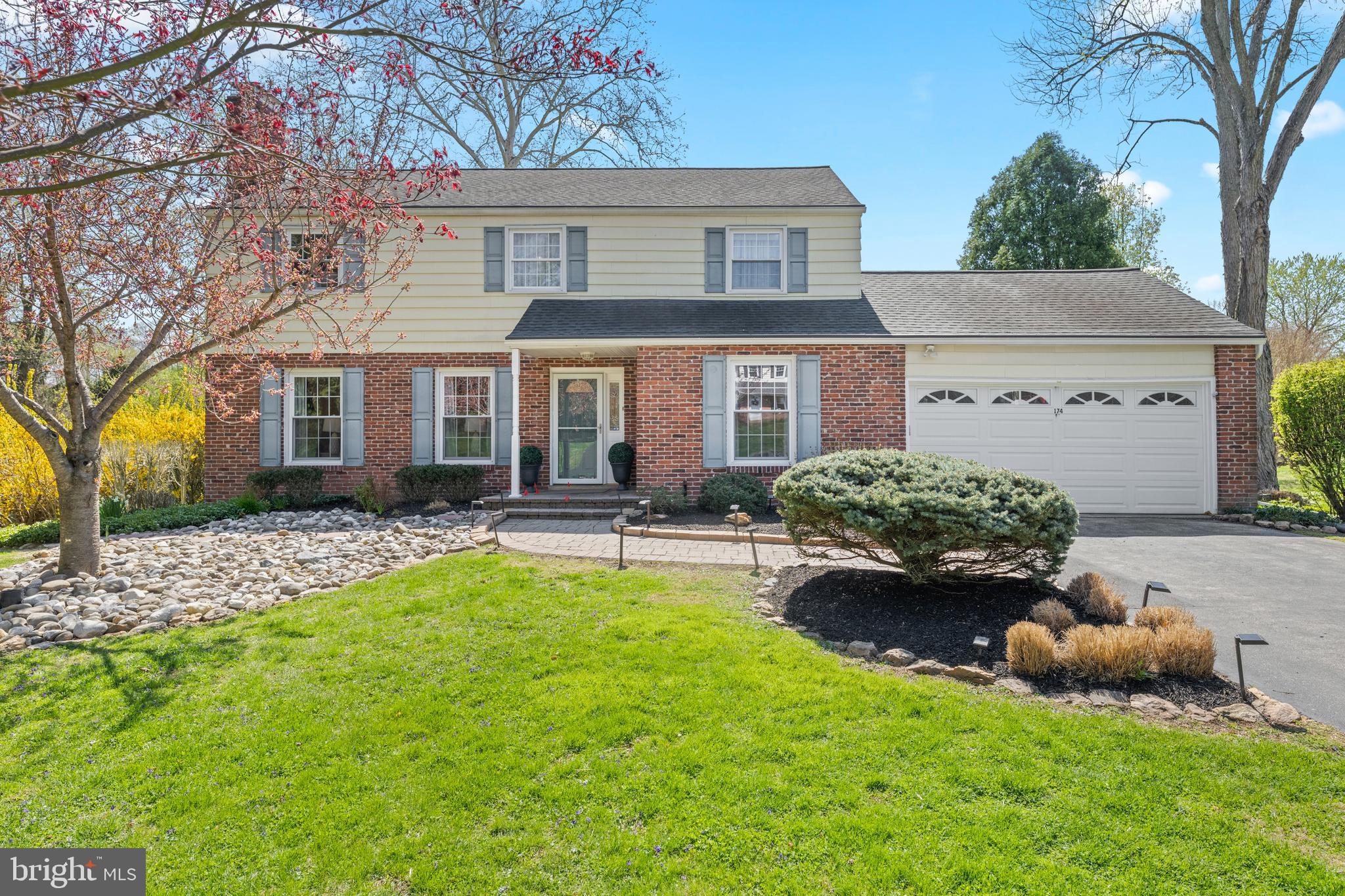 This charming move in ready home on a beautiful tree lined street in the award winning Tredyffrin Easttown school district. Warmth greets you upon entry and the main level offers everything you need: a living room with fireplace, formal dining room, bright eat in expansive kitchen with an extra large island and abundant storage, a convenient work nook, powder room, and laundry on this level.  A stunning sunroom includes windows throughout that overlook the gorgeous flat backyard — an entertainer’s dream with ample space for play and gatherings. The second level features four large bedrooms and two full baths, including a spacious primary suite with ensuite bath and generous closets. There is a large finished lower level with an extra playroom and tons of storage! This is a must see…..Welcome home! Showings begin on Thursday April 16th at 12NOON.