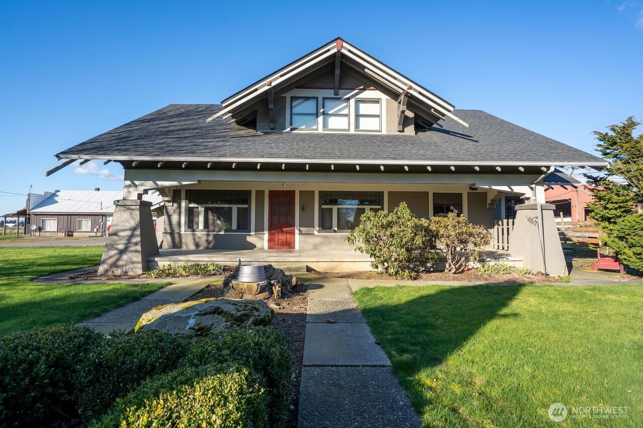 Expansive 78.53-Acre Development & Investment Opportunity Near Lynden! Opportunities of this size and flexibility are seldom available. Spanning 78.53 acres across nine separate parcels, this exceptional property presents immediate upside for developers and investors alike. Seven parcels can be developed for highly sought-after home sites, each offering scenic views and placement within the respected Lynden School District. The remaining acreage consists of quality agricultural ground, ideal for a wide range of crops. Detailed water rights information is available upon request. Property highlights include:  charming 4-bedroom, 2-bath residence, 3,575 sq ft commercial-grade shop with two oversized truck bays, 4,000 sq ft additional shop and storage workspace, multiple equipment storage buildings, large gravel yard suited for large vehicle parking and AG equipment sales, several substantial barns for agricultural use or storage,2-million-gallon storage tank.  Conveniently situated close to schools, parks, walking trails, dining, and fitness facilities, this property delivers the best of rural tranquility with easy access to town amenities. An exceptional chance to secure premium farmland with established legal lots of record and strong development potential.