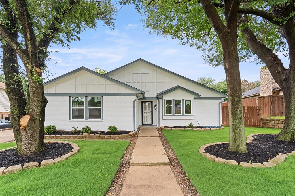 Beyond the meticulously updated interior, this property truly shines with its outdoor features. Enjoy peace of mind with a brand new 2025 roof. The front yard is freshly sodded, creating impressive curb appeal. French drains have been installed to manage water efficiently, protecting your investment. The expansive backyard provides endless possibilities for outdoor enjoyment and features a large, inviting covered patio, perfect for al fresco dining and relaxing. Newly added kitchen island with waterfall countertop, with a full kitchen appliance set, and hosting gatherings with friends and family. With a massive lot, there's ample room for a pool, playset, or a garden oasis, making it a perfect space for outdoor living. Don't miss the opportunity to make this completely modernized and generously sized Bedford home your own! Contact us today to schedule a showing.
