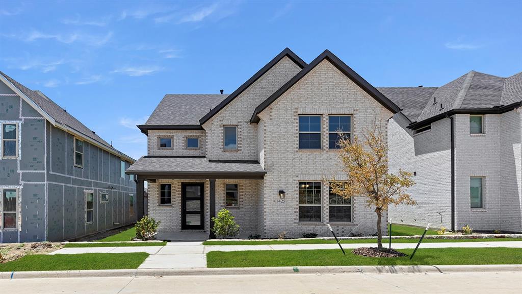 MLS# 21246447 - Built by HistoryMaker Homes - Jul 2026 completion! ~ This exquisite 4-bedroom, 3-bathroom single-family residence in the sought-after Treeline subdivision is currently under construction and set for completion by September 1, 2026. Spanning 2,309 square feet, this traditional home features an inviting open floor plan enhanced by vaulted ceilings and an abundance of natural light. The gourmet eat-in kitchen boasts granite counters, a spacious island, and a pantry, ideal for both casual dining and entertaining.  Each of the four primary bedrooms includes a walk-in closet, offering ample storage. Enjoy the convenience of a natural gas heating system and zoned central air conditioning for year-round comfort. An outdoor covered patio adds to the charm, perfect for relaxation. With a 2-car garage and quality finishes throughout, this home is positioned within the highly regarded Northwest ISD, close to Justin Elementary, Pike Middle School, and Northwest High School. Don’t miss this opportunity to own a beautiful new home!