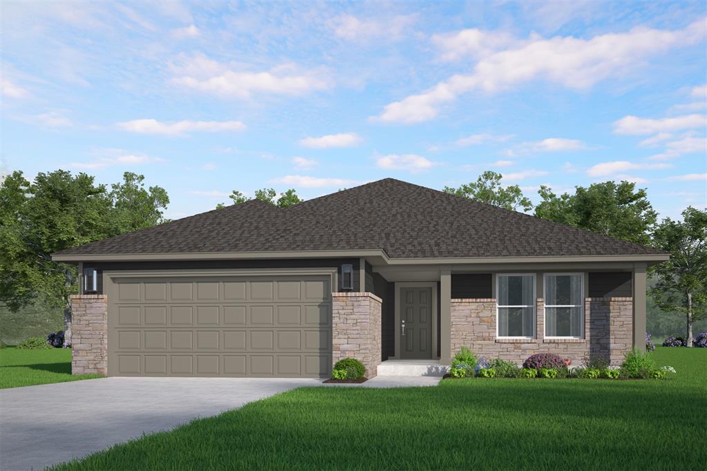 Designed for every stage of life, the Edison offers a comfortable, functional layout with thoughtful features throughout. The kitchen serves as the heart of the home, featuring quartz countertops, a gas range, a walk-in pantry, and a spacious island that is perfect for entertaining or preparing dinner while catching up on your favorite reality show.Durable hard-surface flooring enhances the main living areas, while multiple linen closets provide convenient storage throughout the home. The spacious primary suite offers a relaxing retreat with a fantastic walk-in closet and a well-appointed bath featuring dual sinks, a quartz countertop, and a tiled shower.Located in the sought-after Deer Creek school district. This community will allow you to get anywhere in the city in a timely manner. Knox Farm features beautiful well-lit sidewalks for evening strolls around the community and a playground plus a splashpad with fun equipment for all ages.Included features:*Peace-of- mind warranties*10-year structural warranty*Guaranteed heating and cooling usage on most Ideal Homes*Fully landscaped front & backyard*Full Guttering*Fully fenced backyard.Floorplan may differ slightly from completed home.