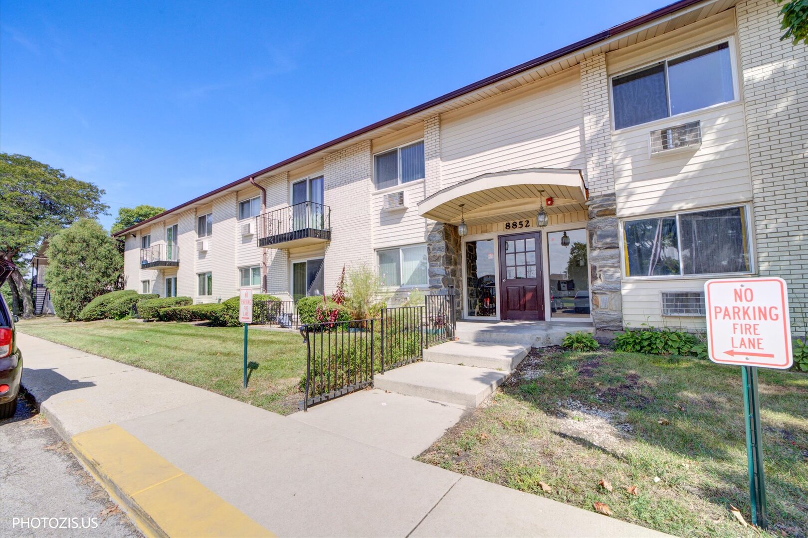 Welcome home! Beautifully updated 2-bedroom, 1-bath condo located on the second floor in a well-maintained community in Des Plaines. Freshly painted and filled with natural light, this spacious unit offers comfortable living with modern updates throughout.    The spacious living room includes sliding glass doors that open to a private balcony overlooking a park, providing a peaceful space to relax and enjoy the view. The unit features beautiful harwood flooring throughout, an updated bathroom, and generous living space designed for everyday comfort. The second bedroom is ideal for guests, a home office, or additional living space.      Residents can enjoy the community's large swimming pool, clubhouse, and additional amenities. Whether you're relaxing at home, enjoying your private balcony, or spending time by the pool, this condo offers a wonderful place to call home. Come see it for yourself and discover the comfort and convenience this Des Plaines condo has to offer! NO Rentals Allowed!