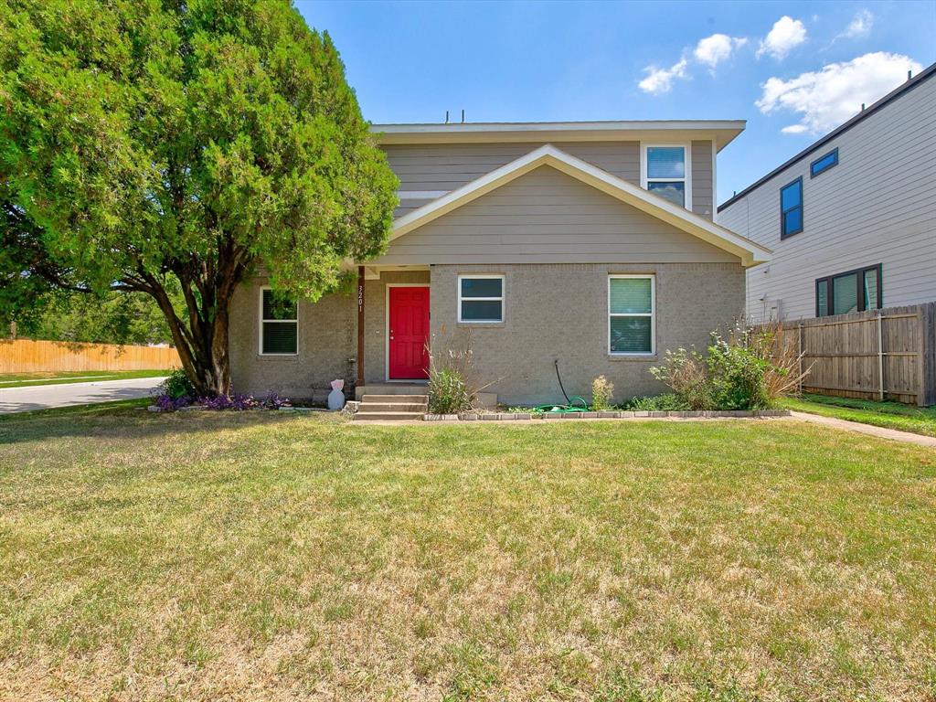 Prime location within a 6 minute drive time from TCU.  Two story home built in 2016 on a corner with 4 bedrooms & 3 baths.  Ideal for students, faculty or alumni that want the college atmosphere.  Additionally, 2313 W Devitt(5 bedrooms & 3 baths) comes with this address.  Both units are on one lot.
Both units are tenant-occupied through May 20, 2026.
Current rent through May 20, 2025 
3201 Forest Park $4400
2313 W Devitt $5000

Next set of tenants take possession :  June 1, 2025-May 20, 2026
3201 Forest Park $4650
2313 W Devitt $5500
Convenient location to other amenities- grocery store, restaurants, 7th Street, shopping and Berry.