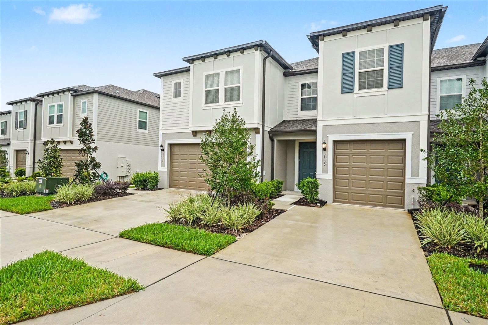 Virtually Staged. Welcome to modern, turn-key living in this stunning 2026 Lennar-built townhome at 3332 Lapis Lake Drive! Featuring 3 bedrooms, 2.5 baths, and a 1-car garage, this home boasts premium finishes throughout, including elegant quartz countertops in both the kitchen and all bathrooms. The open-concept main level showcases an island kitchen complete with stainless steel appliances, a spacious walk-in pantry, and a convenient half bath for guests. Upstairs, you'll find all three bedrooms and a dedicated second-floor laundry room for maximum convenience. Enjoy complete peace of mind with brand-new 2026 roof, A/C, and construction, plus incredible savings with NO CDD and a low HOA that includes high-speed internet! Ideally located near top-rated schools, major medical centers, shopping, and dining, this move-in-ready gem offers unmatched value and style. Schedule your private tour today!