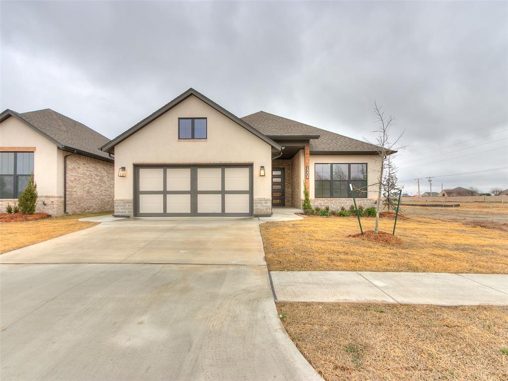 This NEW CONSTRUCTION home is located in the stunning Sandoval addition in South OKC on SW 134th and May.  This is a GATED active adult community with lawn maintenance included in the lease rate.This home features 3 bedrooms, 2 baths and is 1,627 square feet.  This home has unique finishes and amenities such as deco tile, a pot-filler in the kitchen, a tankless water heater, an outdoor fireplace, luxury closet shelving, built-in appliances, an irrigation system, custom lighting, and so much more!Tenant is responsible for electric, gas & water.  No smoking or vaping.  A 12-month lease, background check, and credit check are required.