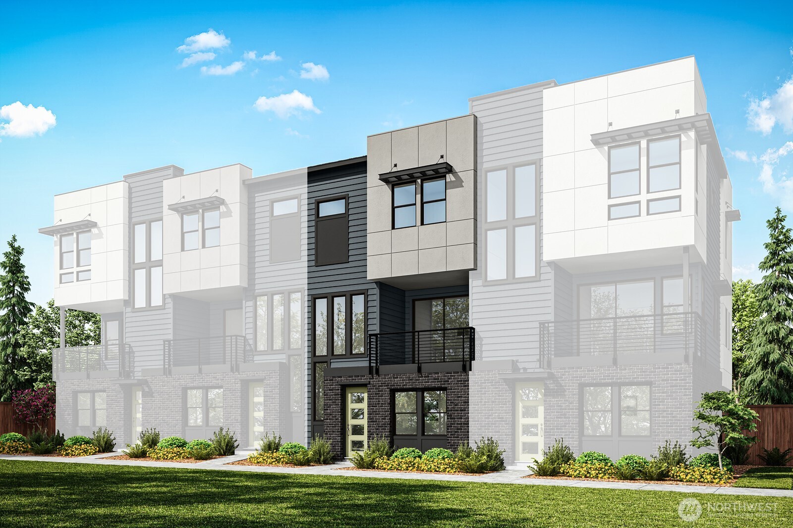 Arborstone- a boutique townhome community in the heart of Downtown Bothell. Enjoy unbeatable access to shopping, dining, parks, and only 1.5 miles to the UW Bothell campus. The Plan 4 showcases an inviting layout with soaring 10-foot ceilings, 3 ensuite bedrooms and many windows flooding the home with natural light. Step out to your private deck off main living area for a nice retreat. Chef’s kitchen with double stacked cabinets complement the thoughtful design. With open floor plans, innovative home tech, & spacious two-car garages, Arborstone sets a new bar for modern townhome living. Highly rated Northshore schools. Make this fabulous community your next home. Broker must accompany buyer on first visit/ Site registration policy 4675