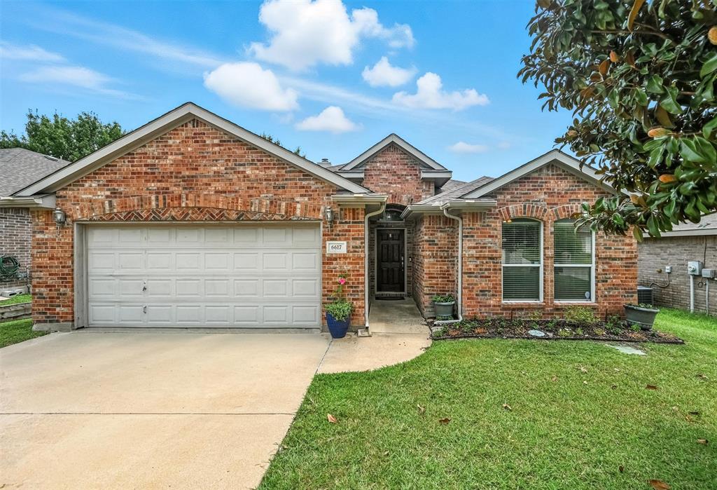 Beautifully refreshed 3-bedroom, 2-bath home offering 1,658 sq. ft. of living space in Fort Worth. Fresh interior paint creates a bright, move-in ready atmosphere, enhanced by updated hardwood flooring, modern light fixtures, and ceiling fans throughout.

The open-concept design includes a spacious living room, dining area, and a functional kitchen equipped for both everyday living and entertaining. The primary suite features a private bath and walk-in closet, while two additional bedrooms provide versatile space for family, guests, or a home office.

Outdoors, enjoy built-in raised garden beds with a dedicated irrigation system serving both the garden and lawn—perfect for low-maintenance care and home gardening.

Recent Updates & Features:

May 2021: New roof installed

2019: All new stainless steel KitchenAid appliances, including a 5-burner gas stove, dishwasher, microwave, and luxury series refrigerator.

2017: New toilets installed.

Water heater replaced.

HVAC system serviced annually — most recent service included a coolant recharge.

Chimney and vents professionally swept within the last three years.

Brand new WiFi-enabled smart sprinkler system for easy lawn care.

This home is conveniently located near highly rated schools, including Lake Pointe Elementary, Creekview Middle, and Boswell High. Residents enjoy easy access to parks, trails, and recreational amenities, with nearby destinations such as Trinity Park and the Fort Worth Nature Center & Refuge. Shopping, dining, and major commuter routes are also just minutes away, offering the perfect balance of comfort, convenience, and lifestyle.