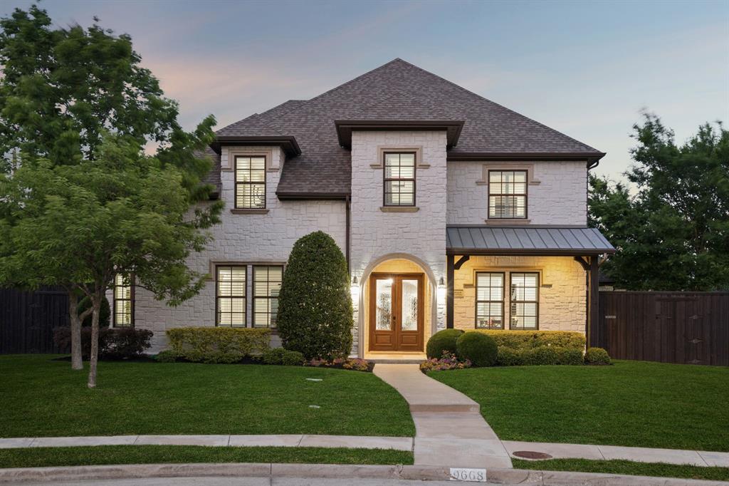 Set on one of the most coveted streets in all of White Rock Valley, 9668 Rockpoint is a rare offering on the neighborhood’s largest cul-de-sac lot, masterfully built by renowned Nobility Homes. Bathed in incredible natural light, the home showcases gorgeous hardwoods throughout the entire first floor, soaring ceilings, and exceptional craftsmanship at every turn. Designed with both everyday living and entertaining in mind, the versatile open layout features expansive living spaces including a game room, media room (perfect as an office or gym), wet bar, and a seamless flow into the chef’s kitchen—complete with top-of-the-line appliances, a large island, and effortless connectivity to the heart of the home. A private guest suite is ideally positioned on the main level, while upstairs, the spacious primary retreat offers a spa-inspired bath, oversized closet, and direct access to the laundry room. Outdoors, enjoy a covered patio, outdoor kitchen, and an expansive backyard with endless possibilities. Additional highlights include a 3-bay, 2-car garage with extra-tall doors and a pre-installed elevator shaft. A sophisticated blend of luxury, function, and timeless design in one of White Rock Valley’s most sought-after locations.