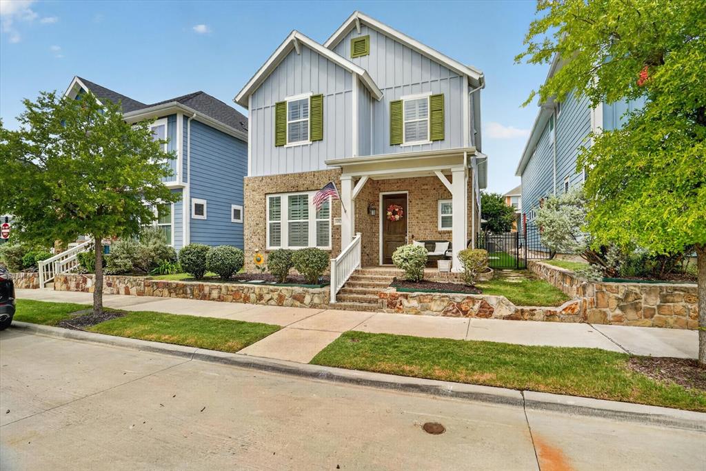 Welcome to the highly sought out Hometown Canal Community! This beautifully maintained 4 bedroom, 2.5 bath home offers 2,624 sq.ft. of thoughtfully designed living space for both everyday living and entertaining. The kitchen is the heart of the home, featuring granite countertops, stainless steel appliances, gas cooktop, abundant cabinetry and generous prep space, all overlooking the living and dining areas. Wood flooring, plantation shutters, and decorative lighting throughout create a warm, timeless feel. The primary suite is located on the main level, while upstairs you’ll find 3 additional bedrooms, a spacious game room, and a dedicated office or flex space. Additional features include a tankless water heater and finished garage with epoxy floors. Prime location to one of the community’s most desirable areas, you’ll enjoy convenient walking access to the elementary school, Recreation Center, Library, shopping and eating. Schedule your showing today to make this beautiful home yours.