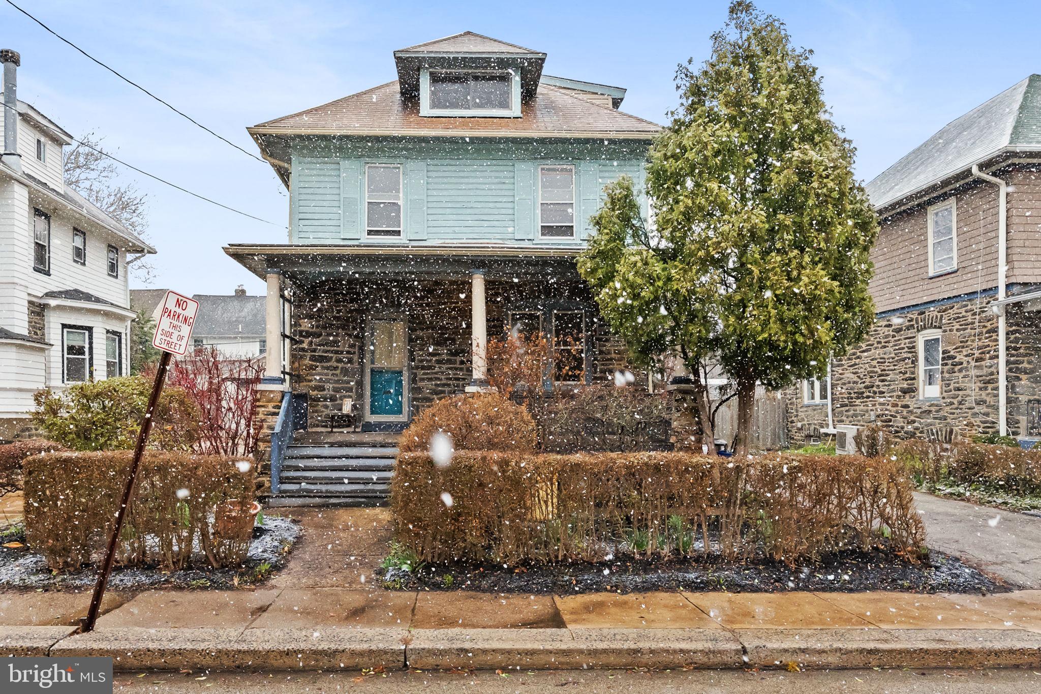 A rare opportunity awaits on Wayne Avenue — where homes rarely come up for sale. Welcome to 221 Wayne Avenue in Narberth, tucked away on one of the borough’s most beautiful blocks.The inviting front porch sets the tone for the home and is the perfect spot to enjoy morning coffee or unwind with a good book. Step inside to find wood floors, tall ceilings, and a cozy fireplace, creating a warm and welcoming living space. The living room flows seamlessly into a spacious dining room, filled with natural light from large windows — ideal for both everyday living and entertaining. The home’s stunning color-drenched kitchen is full of personality, featuring a charming breakfast nook booth and beautiful deep blue backsplash. Just off the kitchen, step outside to a private backyard, perfect for gardening, relaxing, or summer gatherings.The second floor offers three bedrooms, mini split air conditioning, and a full bathroom. One bedroom offers a bonus room that makes an ideal home office, nursery, or creative space. The third-floor primary suite provides a private retreat with a large living space, en-suite bathroom, and central air. The basement offers an additional 950 square feet of unfinished space, providing incredible storage or the opportunity to finish for additional living space. Outside, the home features a private driveway and detached garage — a rare find in Narberth.Located just around the corner from Sabine Park, and minutes from the shops and restaurants of Suburban Square, this home also sits within the top rated Lower Merion School District.A wonderful opportunity to own a charming home in one of Narberth’s most desirable locations.Seller is requesting offers by 5pm tomorrow Monday 3/23/26.  Sooner settlement preferred. Seller reserves the right to accept an offer prior to the deadline.