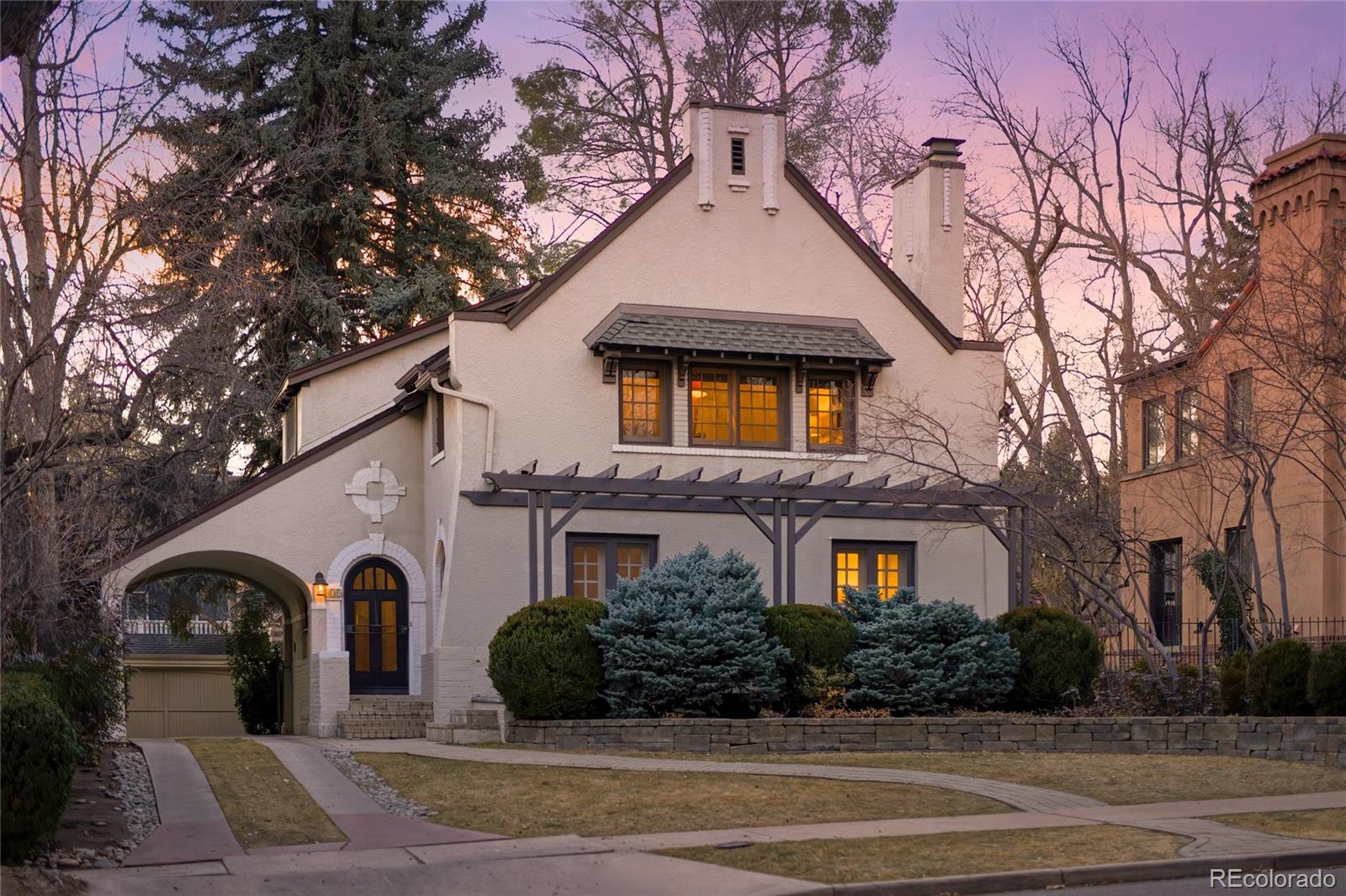 COMING SOON. Wednesday, 2/25.  Set on a picturesque block just steps from the Denver Botanic Gardens, this exceptional historic residence offers a rare blend of architectural pedigree and refined modern living.Behind its timeless façade, the home has thoughtfully elevated upgrades that preserve original character while delivering comfort and sophistication. Light-filled interiors, elegant proportions, and carefully curated finishes create an atmosphere that feels both classic and effortlessly livable — ideal for daily living and entertaining.The main level offers formal living and dining rooms, a spacious sitting area, and updated kitchen (Sub Zero, Miele, Viking, and Asko appliances and range with a copper hood).  French doors lead to an expansive deck for outdoor dining and a hard-scaped yard shaded by majestic evergreens.Upstairs you’ll find the primary suite, an oasis of its own with an enormous walk-in closet (with custom built-ins), a five-piece bath, sitting area and terrace, accessed by two sets of French doors.  Also upstairs, two sun-filled bedrooms - one with custom built-ins, the other with a large walk-through closet – and a full bath.The finished basement features ample natural light, exposed brick, beautiful wood floors, a three-quarter bath and a large storage room.Easy access to the Botanic Gardens, Cheesman and Congress Parks, Cherry Creek North and minutes to downtown’s cultural venues. Located within the highly coveted Bromwell Elementary and East High School boundaries, the property offers enduring value in one of Denver’s most distinguished neighborhoods.
