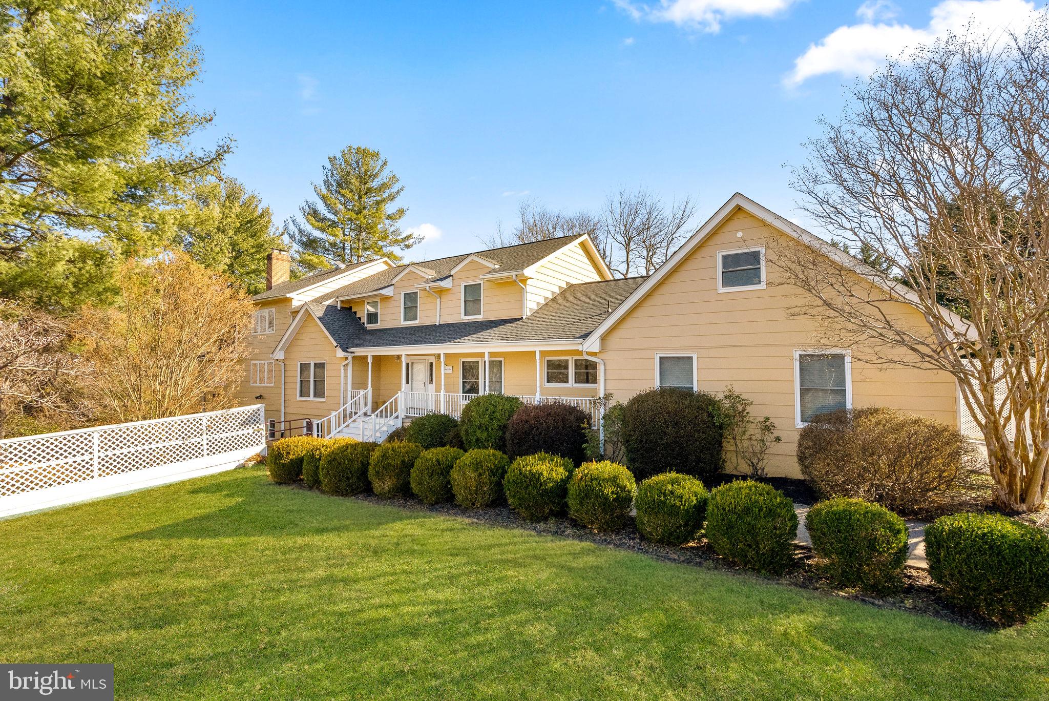 Multiple opportunities await the next owner of this incredible property on 10 beautiful private acres with NO HOA.  Unbeatable location, only 1 mile from the town of Purcellville and all the shops,  grocery stores, restaurants, library..., Over 7,000 finished square feet with multiple bedrooms, 6 full bathrooms, 2 full kitchens, 2 kitchenettes, and family rooms.  Abundant sunlight on all three levels.  The main level offers primary bedrooms, a full kitchen, two family rooms, both with fireplaces, a sunroom, 2 full bathrooms, and numerous additional rooms for your choosing of the best use for you and your family.  The upper level offers multiple large bedrooms/rooms, a kitchenette, 2 full baths, and a large storage area.  Every inch of the lower level is finished with tons of windows for natural light, a full kitchen, a large area ideal for an au pair, 2 full baths, another kitchenette area, and additional rooms with full windows that would be suitable for home offices, craft rooms, etc. Home is in excellent condition with a newer roof and hot water heater.  Whole house generator. The lot is utterly perfect with landscaping, fruit trees, 2 creeks, and open and wooded areas.Zoned JLMA, which has many by-right uses as well as many permitted with special exceptions, such as child care, elderly care, bed and breakfast, winery…  The options are immense, including if you just need multi-generational living, or extra income for rentals. This is not one to be missed.Don’t miss this incredible chance and value in Loudoun County.Please no drive-bys