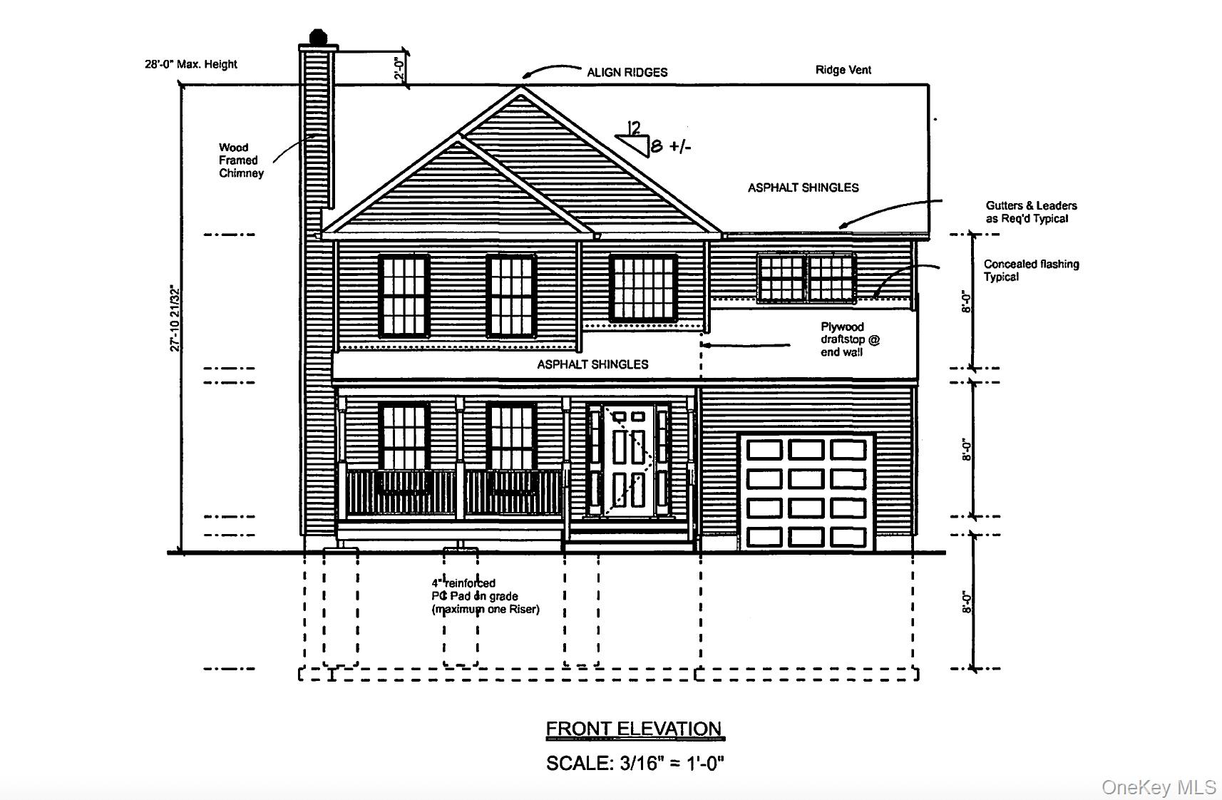 Welcome to this brand-new 2,200 square foot Colonial, thoughtfully designed with classic curb appeal and a highly functional modern layout. Featuring 4 bedrooms, 2.5 bathrooms, and an attached garage, this home blends timeless architecture with today’s lifestyle needs. The inviting covered front porch leads into a well-proportioned first floor offering an open yet defined layout. The spacious living room flows seamlessly into the eat-in kitchen, complete with a center island, pantry, and direct access to a rear deck—ideal for everyday living and entertaining. A convenient half bath and interior access to the garage complete the main level. Upstairs, the second floor features four generously sized bedrooms, including a primary bedroom with vaulted ceiling, along with a full hall bath and a second full bath to accommodate family and guests. The layout is designed for privacy, comfort, and efficient use of space.
