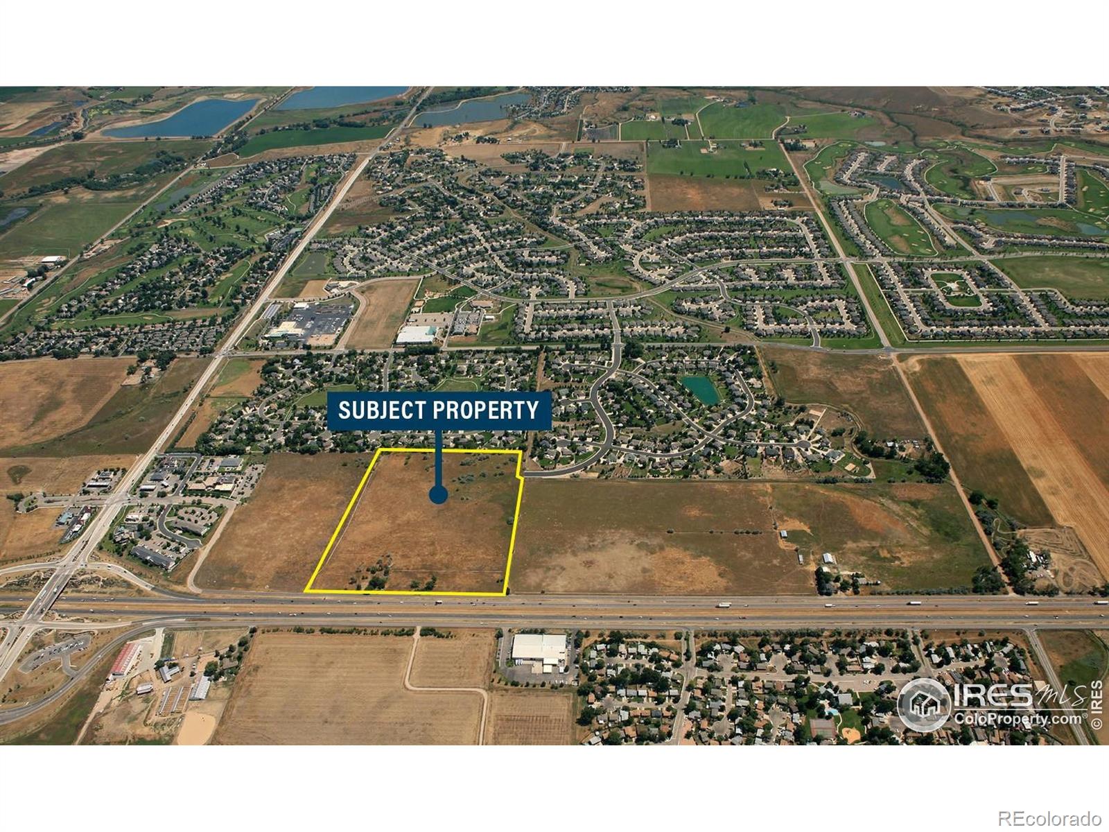 Development opportunity located in the heart of rapidly expanding Northern Colorado. Consisting of 28.6760 Acres, more or less. This Property offers Interstate-25 Frontage, high traffic counts, and great exposure. NOTE: A change of zoning will be needed for any new development.