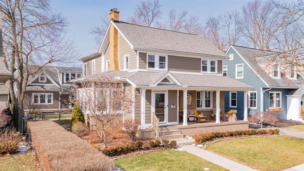 A House Whisperer and her team are pleased to showcase a remarkable find: modern living melded with old-world craftsman's charm in this fully remodeled 5-bedroom, 3.5-bath home in the vibrant village of Plymouth. Just a short stroll along tree-lined sidewalks leads to charming cafes, boutique shops, and quality neighborhood schools. Linger on the front porch for conversation or enjoy a favorite movie on the outdoor TV. The open-concept design features a fantastic kitchen, abundant windows, and well-proportioned rooms throughout. Two ensuite bedrooms are ideal for extended stays. Generous heated garage with back-alley entrance. Everyone will call dibs on the away space above the garage for working, playing, or dreaming. Professionally landscaped, maintenance-free exterior with historically appropriate fiber cement board siding and replacement windows. Craftsman-style features throughout, including solid hardwood floors, detailed trim work, and custom shelving. BATVAI. Curtains Reserved.