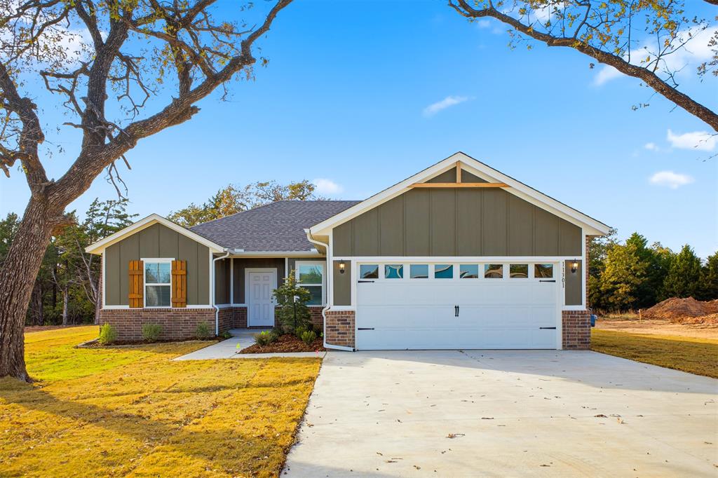 Welcome to Timberwood, Edmond’s newest large-lot community offering the perfect blend of space, style, and convenience! This beautiful Lincoln floorplan offers 3 spacious bedrooms and 2 full bathrooms on more than a half-acre of peaceful, serene land. Bright, sunbathed, airy and open, the spacious kitchen features granite countertops, a center island, stainless fixtures and appliances, plenty of storage and a large pantry. The kitchen opens to a dining and cozy living room, with upgraded wood-look tile and plenty of large windows for spectacular views! The primary suite features a private bath with a large vanity and a spacious closet, along with two additional bedrooms and another large bathroom.  All of this rests on a large lot that not only offers stunning sunrises and sunsets that will take your breath away, but also peaceful, starry nights where you can gather around a fire pit with family and friends and actually be able to see the night sky! The community is SHOP-APPROVED and also qualifies for USDA (zero-down!), and is located in the highly-sought after Edmond Public School District, and conveniently located near plenty of restaurants and shopping, and only minutes from Oklahoma City, Tinker AFB and Stillwater!