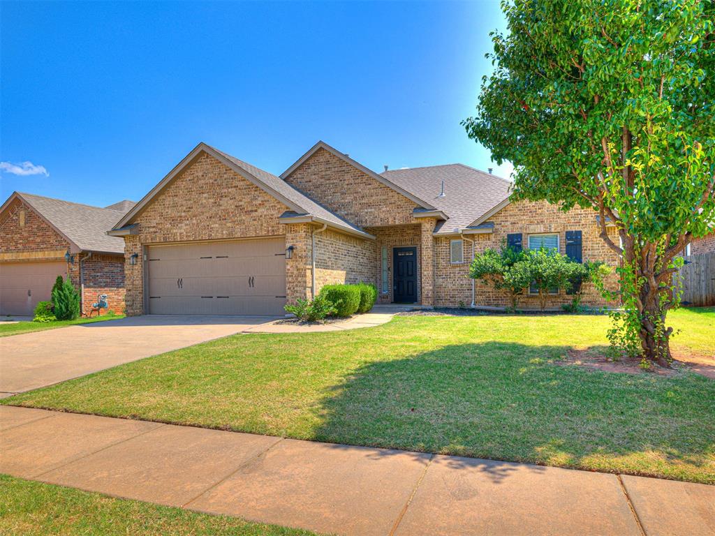 Great house for an incredible price! Welcome to Council Ridge—a neighborhood known for its community feel and great amenities. From the moment you pull up, the cozy front walkway and cottage-style garage details give this home instant charm and curb appeal. Step inside to a wide, light-filled entry that sets the tone for the rest of the home. The living area features new wood tile floors, a beautiful fireplace, and custom built-ins—open to the kitchen so everything flows together seamlessly. Granite countertops and a spacious layout make the kitchen great for everything from weeknight dinners to weekend hangouts. With three generous bedrooms and two well-kept bathrooms, there’s plenty of space to spread out. Every room feels thoughtfully laid out and easy to live in. Out back, you’ll love the extended patio with pavers, a large outdoor fireplace, and built-in stone seating—perfect for summer nights or fall evenings by the fire. Plus, enjoy the peace of mind of a storm shelter conveniently located just out back. And with a neighborhood pool, clubhouse, and playground just around the corner, this home offers more than just great features—it’s a lifestyle. Come see this one before it’s gone!