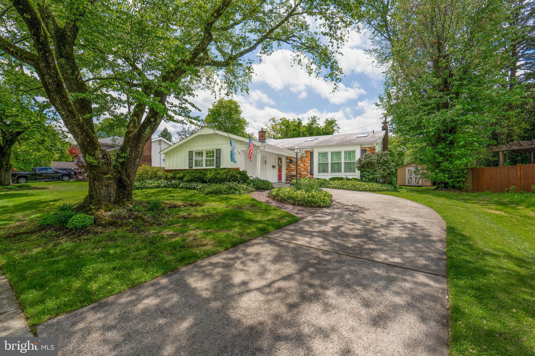 Welcome to 108 Brentwood Drive — a beautifully maintained home nestled in the highly desirable Ramblewood community of Mount Laurel. Ideally located with easy access to Philadelphia, Atlantic City, premier shopping and dining, and one of New Jersey’s top-rated school systems, this home offers the perfect blend of comfort, convenience, and charm.Step inside to a sun-drenched living room featuring stunning hardwood floors, soaring vaulted ceilings, and two skylights that fill the space with natural light. Both the hardwood flooring and skylights were updated in 2022, adding modern style and peace of mind.The spacious kitchen boasts gorgeous cabinetry, a large center island, and direct access to a lovely deck — the perfect spot for morning coffee, outdoor dining, or relaxing evenings overlooking the yard. Just steps away, the sunken formal dining room creates an inviting setting for entertaining family and friends.Upstairs, the generously sized primary suite features a private full bathroom and large closets. Two additional spacious bedrooms and another full bath complete the upper level.The lower level offers a warm and inviting family room with a working wood-burning stove and built-in cabinetry — ideal for cozy nights at home. This floor also includes a versatile bonus room that can serve as a fourth bedroom, home office, playroom, or potential in-law suite, complete with a nearby half bath, large closet, and private entrance.The unfinished basement includes a laundry area and provides abundant storage space or the opportunity to create the customized space of your dreams.Situated on a picturesque tree-lined street, this home has been thoughtfully updated over the years, including:AC replaced in 2018Sidewalks replaced in 2019Hot water heater replaced in 2020Leaf filters/gutter protection installed in 2020Furnace replaced in 2022Don’t miss the opportunity to own this exceptional home in one of Mount Laurel’s most sought-after neighborhoods!