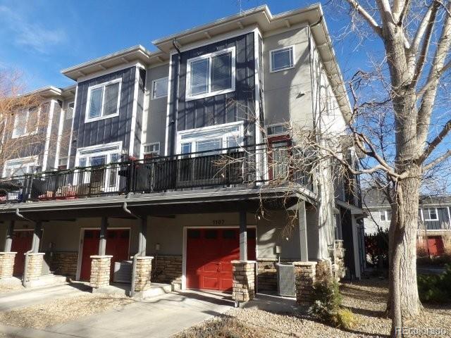 Opportunity awaits at this 3-story end-unit that is centrally located with great linkage to the greater Denver Metro area at large. etc. The interior is tastefully updated with newer kitchen appliances, carpet, and interior paint. The ground level includes a large mudroom/entryway, a spacious guest bedroom/flex space with a 3/4 bathroom en-suite, as well as direct access to the built-in one car garage. The second level serves as the main entertainment space, housing an open concept layout that includes a large living room, dining area, kitchen, and half bath. There is also direct access to the large, private balcony. The upper level includes a dedicated laundry room, bedroom, and full bath, and large primary suite with a 3/4 bathroom en-suite. In addition to the attached garage space, there is also a reserved off-street parking space. The community offers wonderful amenities such as a pool, spa and playground.  Buyer and buyer's agent to verify sf, tax and HOA