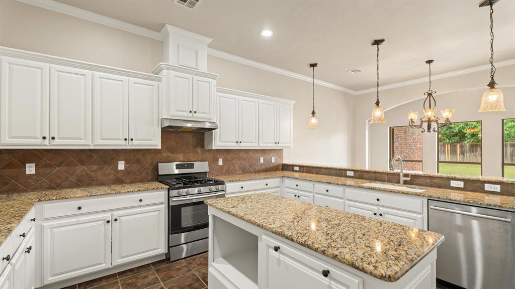 Located in the heart of Northwest Edmond, this gorgeous custom built home sits in the sought-after, award winning Edmond North school district. Covell Village is a prestigious neighborhood with a community pool, fun/seasonal community events, located within walking distance of the middle school, Mitch Park, restaurants, Uptown Grocery, Banks, Pharmacy, Med Spa, Dermatologist, Nail Salon, Wine Shoppe, Veterinary clinics, Orthodontists, Pediatrics, Family Practice and so much more. The latest updates include new interior paint throughout, new carpet for the entire downstairs, master has a brand new shower with beautiful glass door, new white quartz dual master vanities, ceramic sinks and new fixtures. The kitchen is a chef's dream with a large island, tons of counter space boasting beautiful granite countertops, gas stove, pantry, bar area for extra seating and stainless steel appliances. The spacious dining area can accommodate a very large dining set. Enjoy tons of privacy upstairs with the enormous bonus room and an entire wall full of custom built-ins. Entertain your guests in the fully fenced backyard with covered patio, Gas hookup with grill, and extra decking extension. Hurry and make it your home because this one won't last!