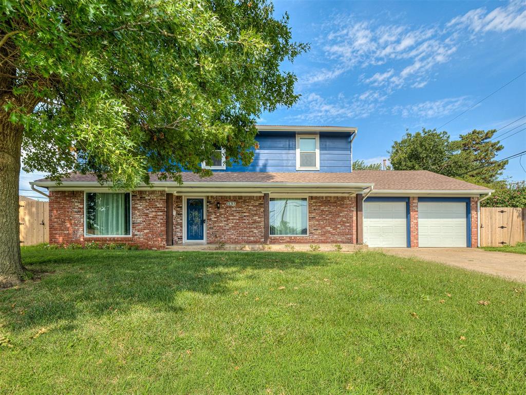 Welcome to a beautifully updated two-story home nestled in the desirable Casady Terrace addition near the Village. This home boasts 4 spacious bedrooms, 2.1 baths, and two inviting living areas, offering both comfort and versatility. Step inside to discover a bright, open entryway with new paint, trim, and contemporary lighting fixtures, leading you seamlessly into the stylish and functional spaces beyond. The home's modern kitchen is an entertainer's delight, featuring sleek quartz countertops, new custom cabinets, and high-quality LG appliances including an induction cooktop electric range, refrigerator, dishwasher, and vent hood. Elegant tile flooring enhances the sophisticated atmosphere, flowing effortlessly into the adjacent dining and living areas. Enjoy the warmth and charm of the beautifully tiled fireplace in one living, while the other living area provides the perfect spot for relaxation or entertainment. Thoughtful updates extend throughout the home, from freshly painted walls and new trim to updated lighting in each room. Upstairs, you'll find generously sized bedrooms w/ plush new carpeting and ceiling fans for optimal comfort. The bathrooms have been tastefully renovated, featuring new vanities, sinks, fixtures, and stylish tile work. The luxurious master suite includes a refreshed master bath complete with a new vanity, medicine cabinet, and elegantly tiled shower area. Outside, a newly installed cedar fence surrounds the spacious 0.24-acre lot, providing privacy and tranquility. Enjoy relaxing on the covered front porch enhanced by solid cedar posts, or entertain guests in the spacious backyard. Additional improvements include new exterior paint, whole-house window replacement, and enhanced air ducts for added peace of mind. Conveniently located near local amenities with easy hwy access, this exceptional home combines style, comfort, and practicality. Don't miss this opportunity to make this beautifully updated property your new home!