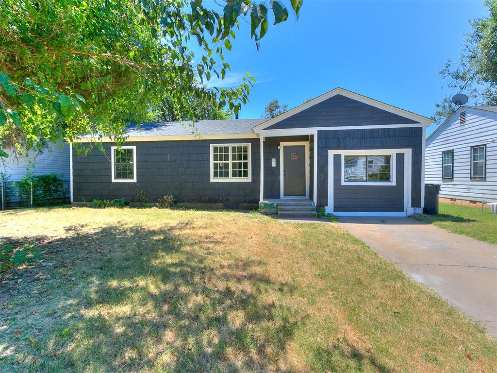 Fantastic 4 bedroom, 1 bath, completely remodeled single family home for rent! You will appreciate the granite countertops, luxury vinyl flooring, new paint, and new carpet in bedrooms. A spacious living room provides access to the bedrooms and an arch doorway that showcases a dedicated dining room. The beautifully remodeled kitchen features a subway tile backsplash, granite countertops, ample cabinet space, and room for a bistro table and chairs. Four generous bedrooms are each highlighted by new carpet and ceiling fans. The designated laundry room also has extra room for storage. A large backyard is the perfect spot to relax and play. Great location with quick access to I-35, shopping, restaurants, parks, and more! 18 month lease preferred, no pets. Utilities and lawn care are tenant's responsibility.Section 8 Accepted - Tenant to submit for approval