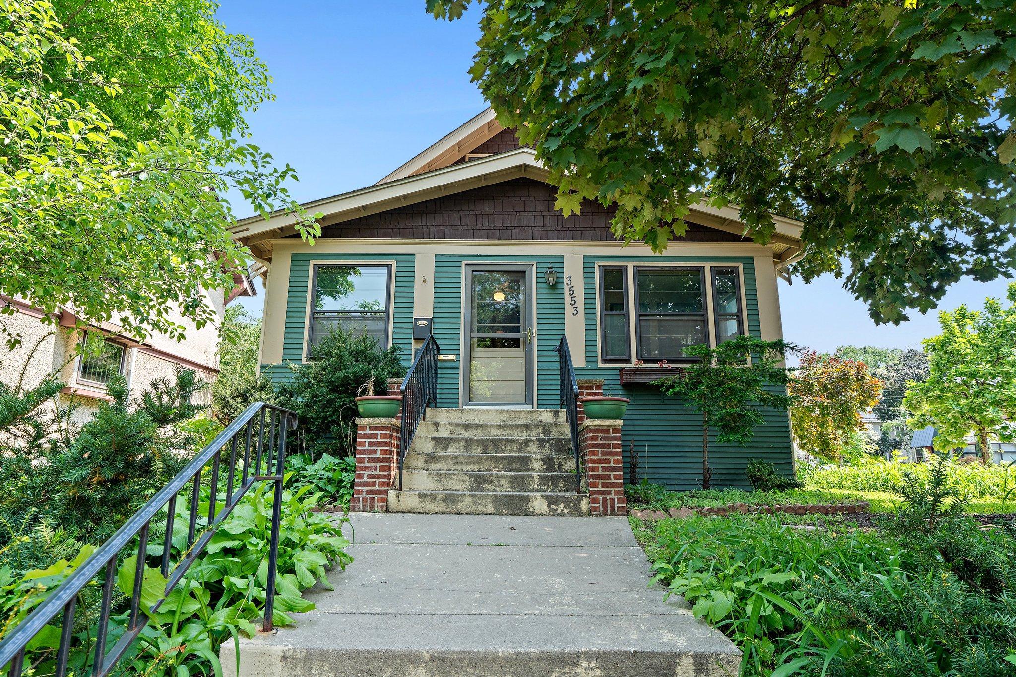 Unlock the potential in this South Uptown property, perfectly situated on a sunny corner lot just steps from the vibrant heart of one of the city's most desirable neighborhoods. This home offers a rare chance for savvy investors or owner-occupants to create instant equity through restoration, reconfiguration, or thoughtful updates. The main level unit features a three-bedroom, one bathroom layout, complete with hardwood floors, generous living and dining spaces, and a welcoming front porch. The lower-level studio unit offers a kitchen, in-unit washer and dryer, and a convenient three-quarter bathroom, great for an in-law suite. This unit has a shared entrance with the main level. Upstairs, discover a one-bedroom, full kitchen, one-bath unit with its own private entrance, making it ideal as a separate apartment or short-term rental. Whether you envision a multi-family property or prefer to restore it as a grand single-family residence, the layout and zoning offer multiple paths to increased value and rental income. Located just blocks from Lake Bde Maka Ska, scenic walking trails, and a dynamic mix of local restaurants and cafés, this home sits in a truly walkable neighborhood. This property offers the ideal blend of location, layout, and long-term upside.