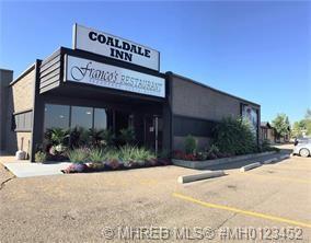 The town of Coaldale is an emerging progressive community, and is truly becoming the recreational and commercial Hub for Southern Alberta. Coaldale, with a population of approximately 9000 residents, combines the benefits of small town living with the services and amenities of a larger urban Centre.  The Coaldale Inn is situated on highway #3, with great frontage exposure.  The Coaldale Inn is a very popular facility and is the place to enjoy yourself in Kcee's pub with 5-VLT's or enjoy the dining experience in Franco's restaurant offering a full menu.  This 17-unit Hotel/Motel situated on 1.12 acres of land, provides plenty of parking and potential for expansion. The Coaldale Inn is a combination tavern/restaurant/lounge/motel with over 14,600 square feet is sectioned into three areas of the tavern, central and motel. The 6,095 sq/ft motel area features 17 recently renovated units with full washrooms, newer furnishings, furniture, television and free WIFI. The 4246 sq/ft central area offers the reception office, restaurant (100 seats), kitchen and lounge plus additionally provides access to the guest room area. The 4323 sq/ft newly renovated tavern with seating for 100 patrons, features newer bar with a large garage door leading to an inviting outdoor raised patio. Tavern also provides built-in/ walk-in coolers and utility storage rooms. This completely and recently renovated facility is a must see to fully appreciate the extensive quality improvements that make this a great opportunity for an aggressive entrepreneur.