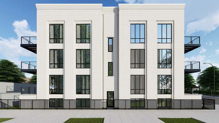 Stunning 3rd floor CONDO in this sun-drenched 3 bedroom 2 bath condo just steps from iconic Humboldt Park. This spacious 3 bedroom 2 bath home offers the perfect blend of style, comfort, with high-end finishes throughout. This open-concept space details are floor to ceiling windows, quartz countertops, stainless steel appliances, a wine fridge and elegant designer details.  Huge finished roof deck and deck off dinning area-  You also have a generous primary suite which includes a large walk-in closet and a massive spa bathroom suite with an additional quest suite and guest bath, and an office if needed. Additional perks include: Garage parking In-unit washer & dryer and a huge storage unit size is (10'X 8 1/2')   This condo is located on a tree-lined street, walking distance to local cafes, restaurants, and public transit, this home brings you the best of city living. A must see!