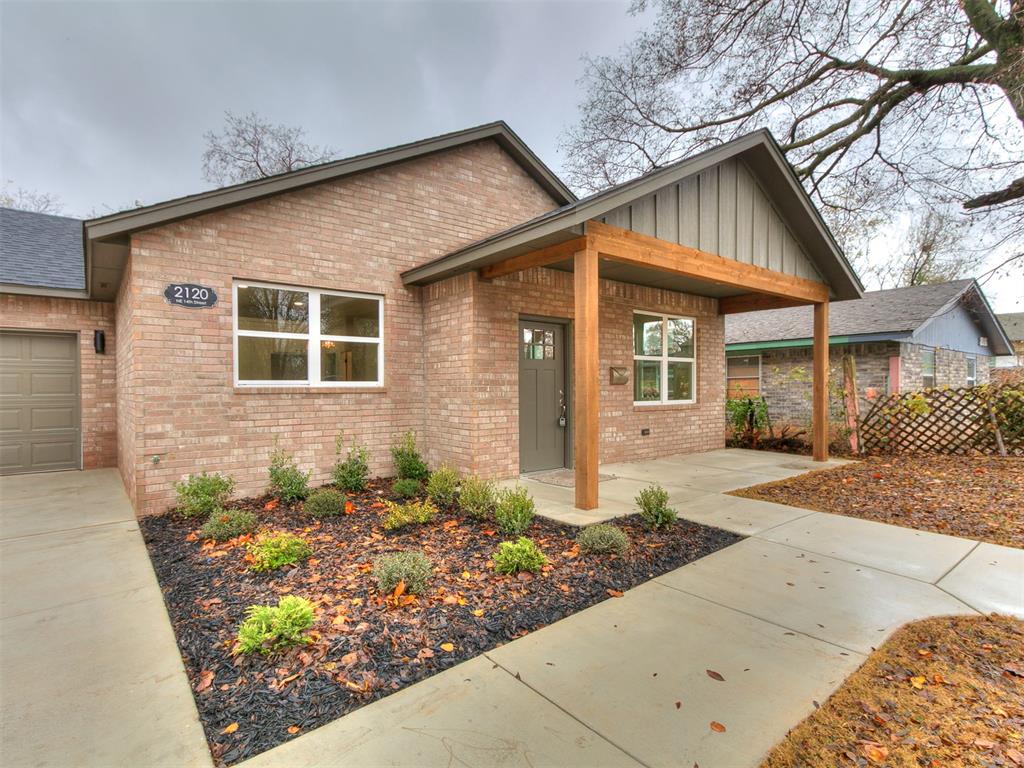 Welcome to this beautifully crafted new-construction home in the heart of Northeast OKC!Thoughtfully designed with modern finishes and timeless details, this home offers exceptional style, efficiency, and convenience. It is located just minutes from Downtown OKC with quick highway access for effortless commuting.Step inside to an inviting open-concept layout featuring a bright, airy kitchen complete with a farmhouse sink, quartz countertops, herringbone backsplash, stainless steel appliances, and a spacious center island perfect for gatherings. Elegant pendant lighting and custom cabinetry elevate the space, while the wood-look flooring adds warmth and durability throughout.The luxurious primary suite offers a spa-inspired bathroom with a double vanity, LED-lit mirrors, beautiful marble-style tile, and a walk-in shower that creates the perfect retreat after a long day.Outside, the home showcases charming curb appeal with its brick exterior, covered porch, and fresh landscaping. With its modern design, quality craftsmanship, and prime location, this property is truly one of a kind in the area. Do not miss your chance to own a brand-new home in the heart of White Orchid. Schedule your showing today!