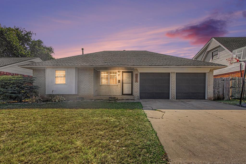 New flooring and paint in 2026! Nestled in the sought-after Moore School District, this charming 3-bedroom, 1.5-bathroom home offers an ideal blend of comfort and convenience! Step inside to a generous living room just off the main entrance that flows naturally into a sunny, eat-in kitchen. The well-designed galley kitchen showcases ample cabinetry, with a direct connection to a dedicated laundry space. New laminate floors bring warmth and character to all three bedrooms, while the primary suite enjoys the bonus of a private bathroom. A centrally located full bathroom serves the home beautifully, complete with a tiled shower and tub combination. The 2-car garage comes equipped with an above-ground storm shelter for added peace of mind. Out back, a generous fully fenced yard awaits — ideal for gatherings, play, or simply unwinding. This move-in-ready gem won't last long! Seller is licensed agent in state of Oklahoma #170512.