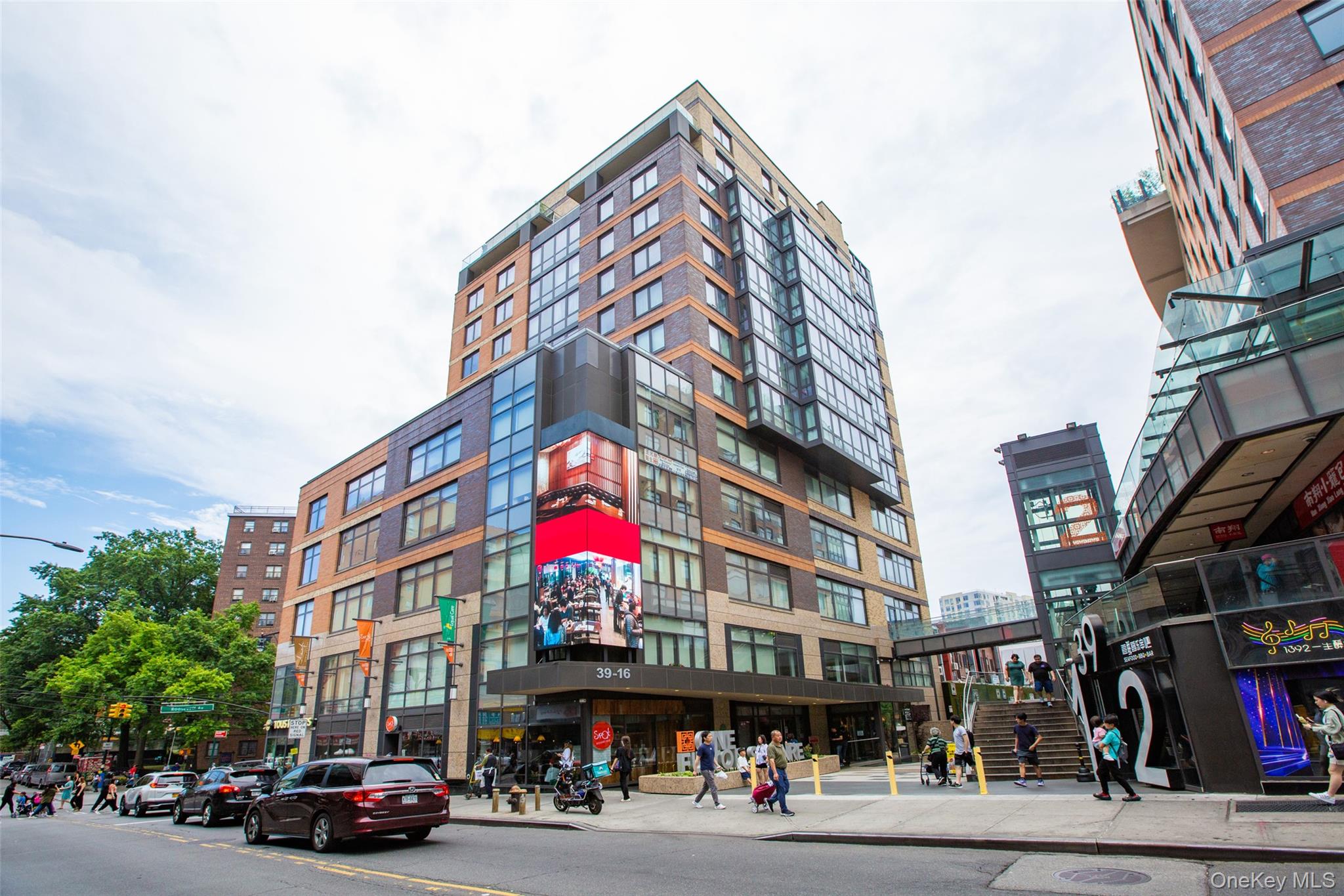 Don't miss your opportunity to own this truly one-of-a-kind property in the heart of bustling downtown Flushing. Situated on the PH level of the famed One Fulton Square luxury condo building one block away from the 7 train, this spacious 3br, 3 full ba unit is only one of only two units on the top floor. This unique unit boasts a private rooftop terrace with panoramic views of the city, the bay, bridges, and downtown Flushing, including direct view of the bustling Main St and Roosevelt Ave intersection. Imagine watching the Chinese New Year's parade or enjoy the July 4th fireworks show right from your own private sanctuary! Entertain in your huge living room with Manhattan views, all connected to the gourmet chef's open kitchen with all top of the line Miele appliances, wine frig, and large island with bar top.? The huge master bedroom has its own private balcony, walk-in closet, large master bath with jetted tub, separate shower, and double sinks. 2 other good size bedrooms and 2 additional full baths. Laundry room with washer and dryer plus tons of additional storages throughout the unit. 24 hours doorman and concierge. Tons of dinning and entertainment options right downstairs, steps away from Tangram and Skyview mall, 1 min walk to 7 train., Additional information: Appearance:Excellent