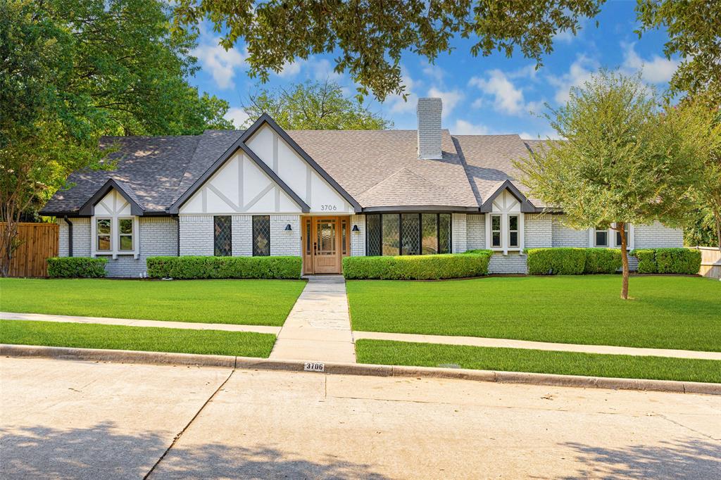 Welcome to this fully renovated 4-bedroom, 2.5-bath Tudor-style home, thoughtfully reimagined by Maverick Design. Blending timeless character with modern sophistication, this home offers a seamless balance of style and comfort.

The spacious kitchen is a chef’s dream, featuring abundant cabinetry, sleek quartz countertops, and designer finishes. A bright living room centers around a striking brick fireplace, while a secondary living space offers flexibility for a media room, playroom, or home office. Each bathroom has been beautifully updated with curated details, and the serene primary suite boasts a spa-like ensuite complete with a soaking tub.

Additional highlights include a large laundry room and a private, fenced backyard retreat—perfect for relaxing or entertaining. This home truly captures refined living with a touch of Tudor charm.