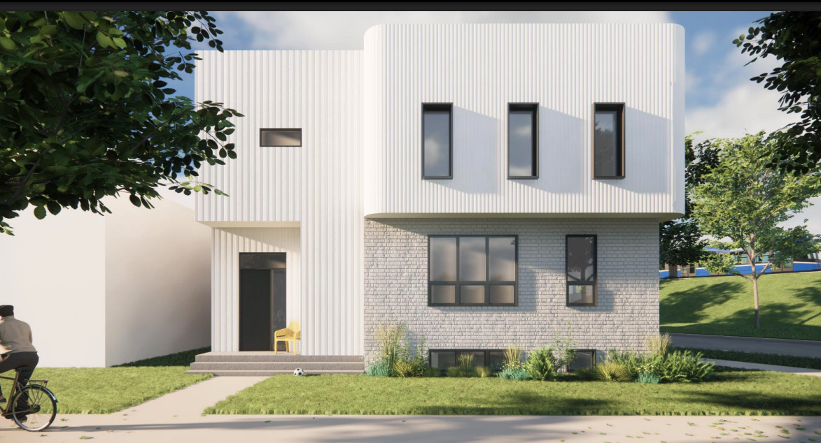 Spectacular, one of a kind new construction single family home in amazing Humboldt Park location. Built by a local architect and featuring 5 bedrooms/3.1 bathrooms, this property is unlike any other home to ever hit the market. Set on a uniquely shaped parcel, zoning allows for this home to feature a massive side yard, an L shaped primary structure and a unicorn ATTACHED garage. Sleek metal, brick and siding exterior  exude architectural uniqueness. Interior features exquisite, on trend finishes top to bottom, professional grade appliances and top caliber materials. Supreme quality and attention to detail throughout this masterfully laid out home that checks every box. About 60 days out from delivery. A MUST SEE.