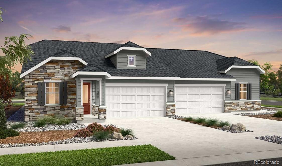 What’s special: Single Level Living | Larger Backyard | Close to Trails | Covered Patio | Large Kitchen Island | West Facing Lot.New Construction - May Completion! Built by America's Most Trusted Homebuilder. Welcome to the Sand Dune at 3338 N Duquesne Way in The Aurora Highlands Landmark Collection! This new home features a light and bright open layout where the kitchen, dining area, and great room come together with plenty of windows that let you enjoy Colorado living at its finest. The kitchen is thoughtfully designed with a double basin stainless steel sink and opens seamlessly to the main living space, making everyday moments feel effortless. Step through sliding glass doors outside to the covered patio and enjoy a relaxing outdoor space that feels like an extension of the home. Tucked toward the back for privacy, the primary suite offers an en-suite bathroom and a walk-in closet, while two secondary bedrooms at the front of the home share a full bathroom. Come home to The Aurora Highlands, a vibrant community in Aurora, CO. Enjoy scenic trails, parks, an outdoor pool, and an onsite school, with future retail and dining on the way. With its own E-470 entrance, you're just 10 miles from DIA and close to downtown Denver and the Tech Center. Explore 21 miles of trails or relax in your private backyard—life here is full of connection. Additional Highlights Include: Bedroom in place of flex, sliding glass door at dining, covered patio, door at primary bed to bath, 42" upper cabinets in kitchen, slide-in gas range in place of electric, and crown molding at kitchen. Photos are for representative purposes only. MLS#2728549