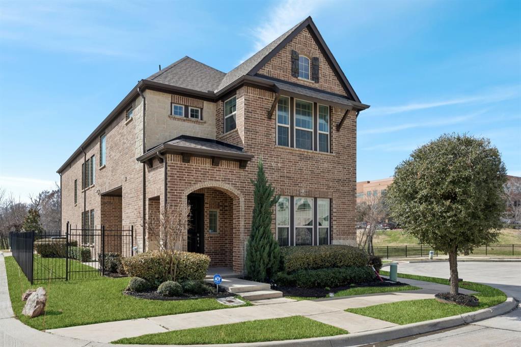 Incredible one-of-a-kind lot in the Terraces of Las Colinas! The owner choose this premium lot without adjoining neighbors & surrounded by views of the creek and greenbelt! Step into this two-story contemporary open floor plan centered around a modern kitchen, living and dining room perfect for entertaining or family gatherings. This Certified Pre-Owned Home provides peace of mind with recent inspection, 1 yr home warranty and LOVE THIS HOME GUARANTEE! If you’re not happy within 12 months, we’ll sell it for FREE!  At the center of the home is an exquisite kitchen with quartz countertops, glass tile backsplash and island that seats 4. The abundant cabinetry, large pantry, and stainless appliances is a social gather spot open to your living and dining room. The 2 story windows in the living room and lack of nearby buildings provide amazing natural light.  The ample-sized guest suite on the first floor provides easy access for all your visiting guests. Upstairs, the Primary suite with spa inspired bathroom is the perfect retreat after a busy day. There is abundant natural light in this suite with two large walk-in closets, dual sinks, built in cabinetry, garden tub and a separate shower.  The laundry room is conveniently located upstairs with easy access to the primary suite and 2 generous secondary bedrooms. Upstairs also features a large loft area perfect for a game or workout room, kids’ area, office or whatever your lifestyle needs require. The additional upstairs full bathroom is spacious with dual sinks and built in cabinetry. The modern tile on the floors and shower wall makes this a stunning secondary bathroom.  The side covered patio with easy access to the living area and kitchen is great for outdoor BBQ!  The oversized driveway is gated for security and provides plenty of enclosed space for kids to play!  This home is close to medical, grocery and numerous restaurants! Enjoy the nearby Toyota Music Factory and multiple golf courses and walking trails!