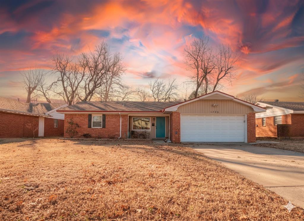 This beautifully updated home is your one stop shop.  Situated in walking distance to Alcott Middle School, Rotary Park, shopping, Norman High, AND a scenic walk or short drive to Campus Corner, this home has been meticulously cared for.  A light, warm color palette, parquet wood floors, and all the natural light flowing through updated windows make the living room, dining room, and kitchen a peaceful no brainer to have guests come and relax in.  Kitchen countertop and storage space galore, and steps away is the covered patio making it a cinch to take the conversation outside to the large private backyard.  3 cozy bedrooms, or 2 and an ample office, and a remodeled full bathroom. This one is a keeper!