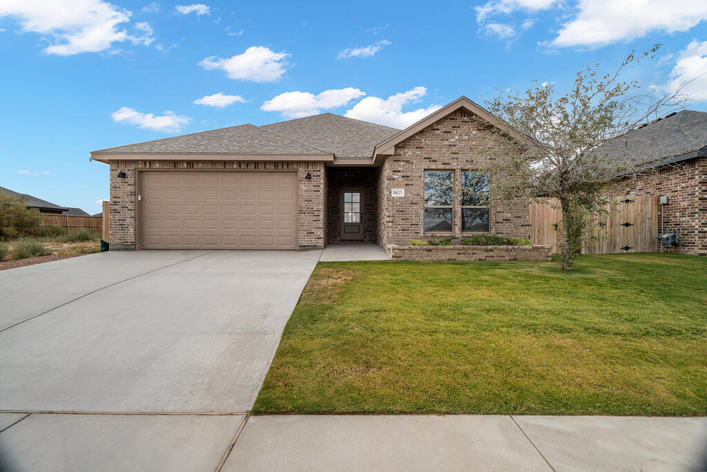 Beautiful new construction in Enclave at Villa Rosa with community pool, splash pad & playground just a short walk away. This bright, open-concept home features soaring living room ceilings, oversized windows, quartz countertops, custom shaker cabinetry, wood-look tile, tall baseboards, and a full gas fireplace. Spacious kitchen opens seamlessly to the dining and living areas. Private primary suite includes a spa-style bath with separate tub and shower. Builder offering $5000 in closing costs!