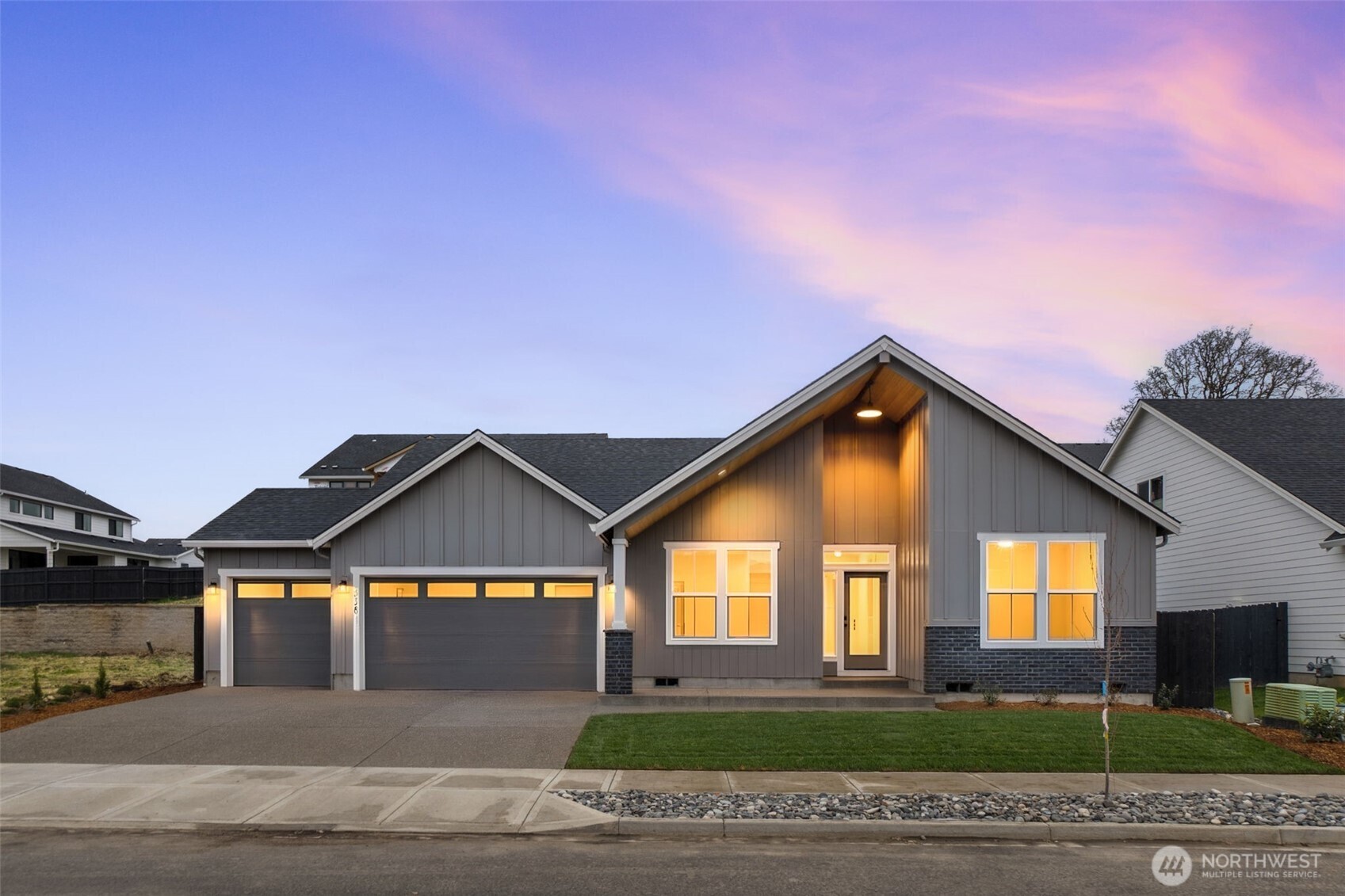 Stairs? We don’t know her. Meet the Tamarack on Lot 19 at Carrera Oaks—a 2,040 SF SINGLE-LEVEL home designed for anyone who thinks their daily step count should come from somewhere other than carrying laundry upstairs.    This Pacific Lifestyle Homes presale features 3 bedrooms, 2 bathrooms PLUS a flexible space that can become a den or lounge—home office, TV room, hobby space, reading room...you decide. The open-concept living area flows into a spacious kitchen with a walk-in pantry (because countertop clutter is not a design aesthetic), plus an INCLUDED covered patio for year-round PNW outdoor living.    And because this is a presale, you still get to make it YOUR home. Choose from available structural options, then head to our Design Studio to select your cabinets, counters, flooring, colors and finishes instead of inheriting someone else’s choices.    Located in Carrera Oaks, an intimate 41-home community with protected greenspace, close to JBLM, hospitals, shopping, I-5 & Hwy 512. You can have a tucked-away neighborhood setting without making the PNW commute even more of a personality test.    Brand-new single-level homes aren’t exactly growing on trees. Don't wait for someone else to build this home their way... build it YOUR way