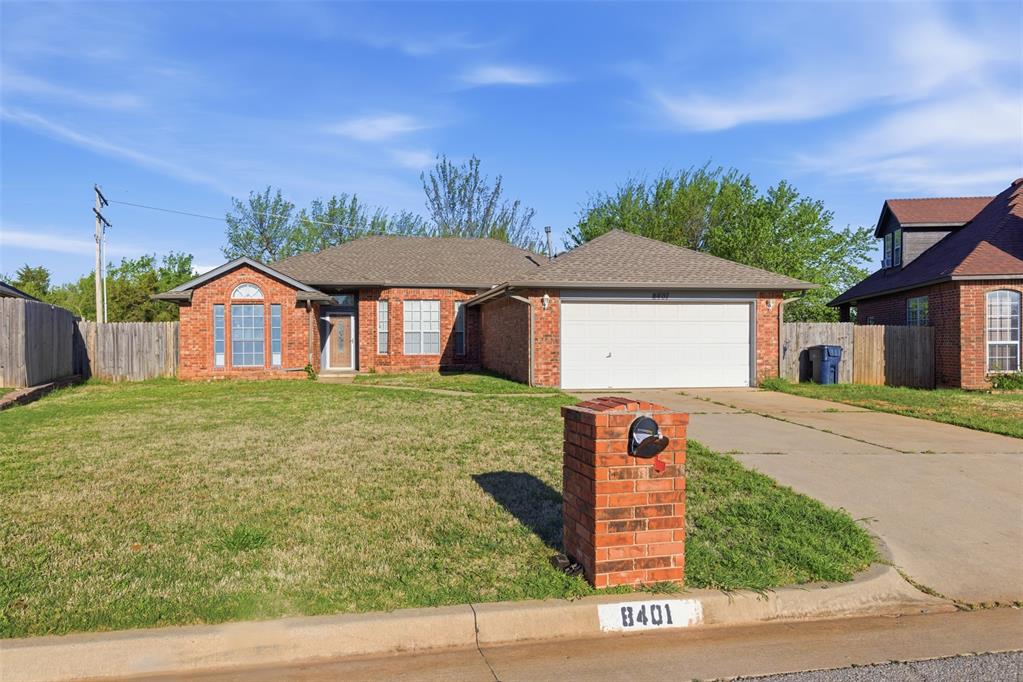 Located in the established Wind Wood Estates neighborhood, this charming 3-bedroom, 2-bathroom home offers a functional layout and a prime Southeast Oklahoma City location. The interior features a spacious living area with a central fireplace, complemented by a primary suite that includes double vanities and a whirlpool tub. Situated within the Moore School District, the property is conveniently positioned near I-240 and Sunnylane Road, providing quick access to Tinker Air Force Base, local dining, and shopping. This well-maintained brick home sits on a quiet street and includes an attached two-car garage , offering both comfort and peace of mind. Buyer to verify all information including school districts and HOA details.